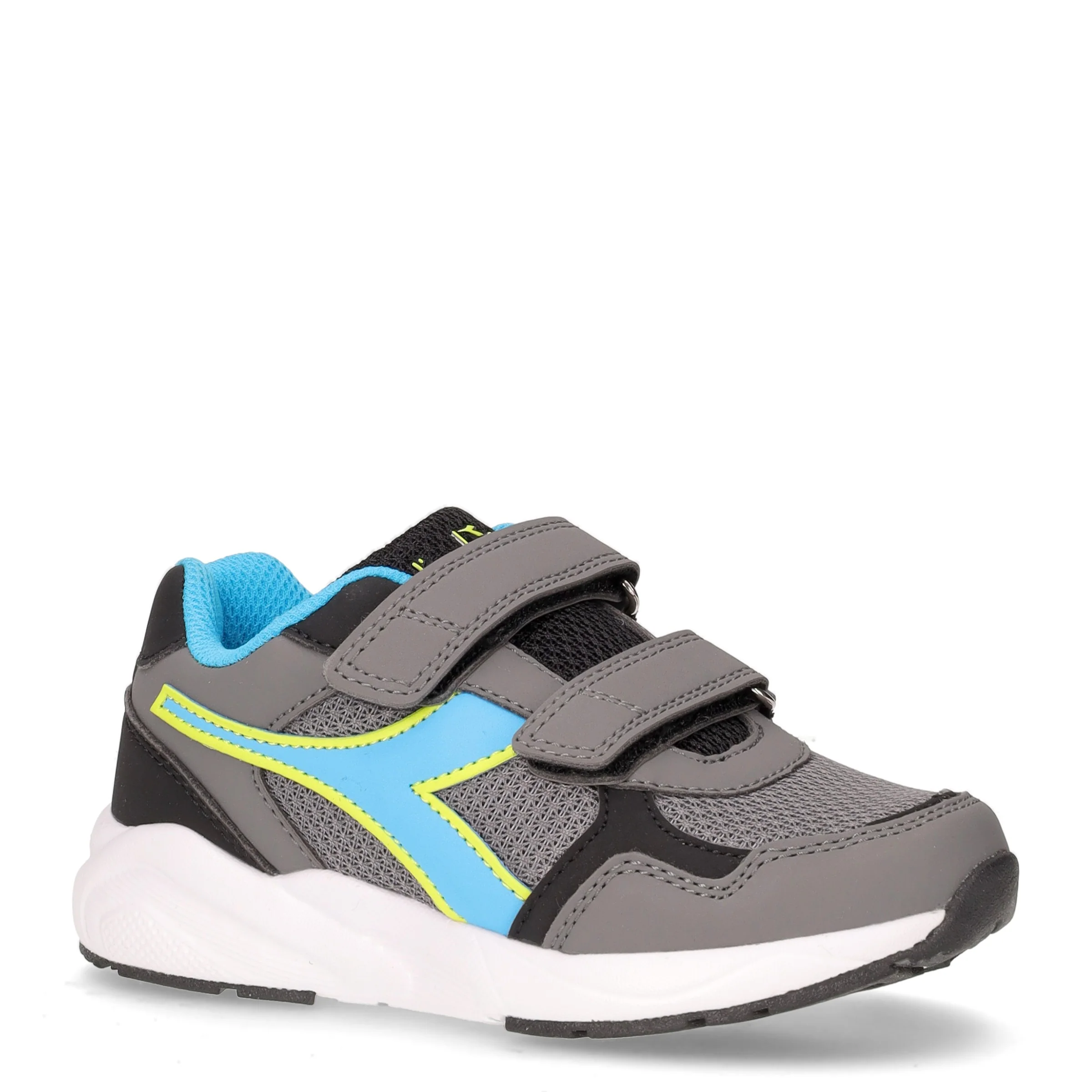 Falcon 5 sneaker in tessuto ed ecopelle bambino grigio - Image 2