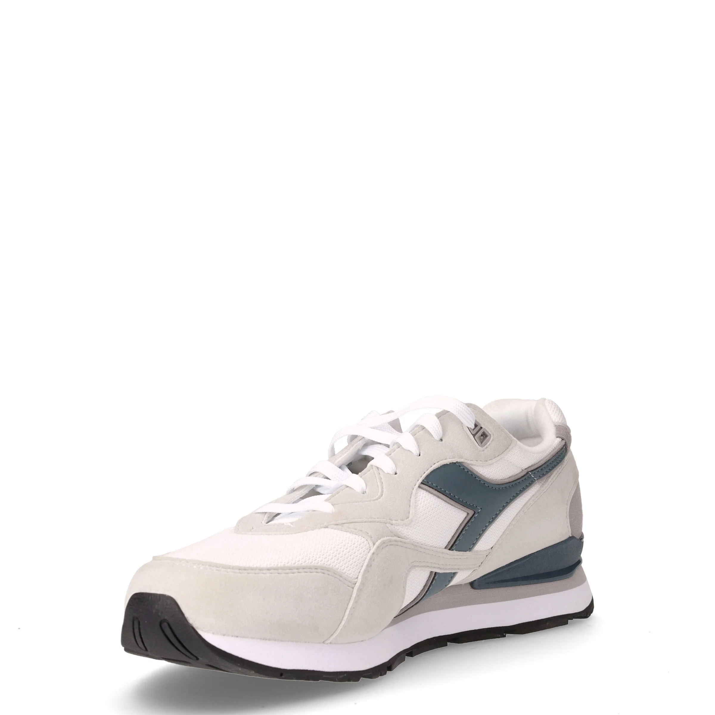 N.92 sneaker in tessuto ed ecopelle grigio temporale - Image 3