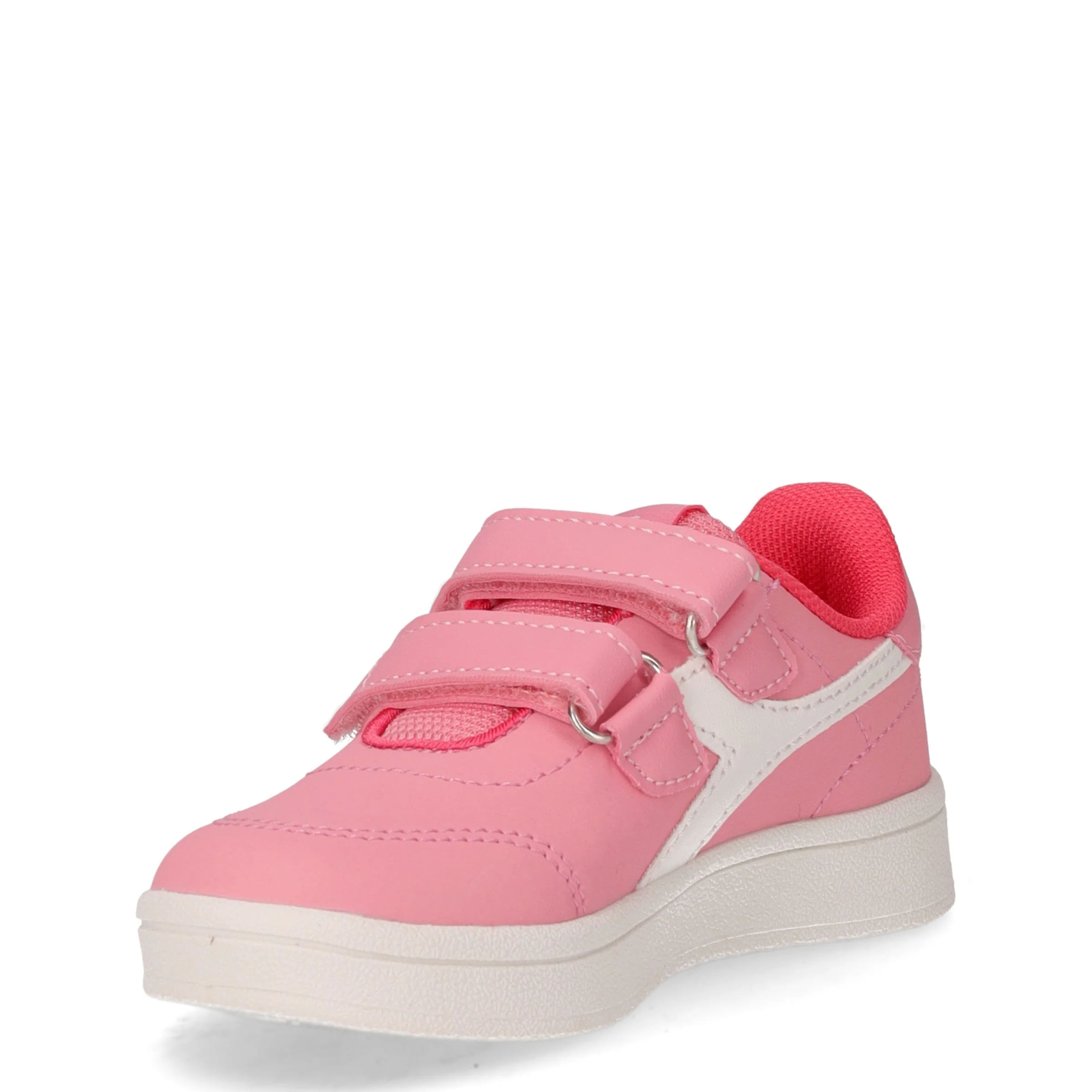 Sneaker bambina in ecopelle rosa bianco - Image 3