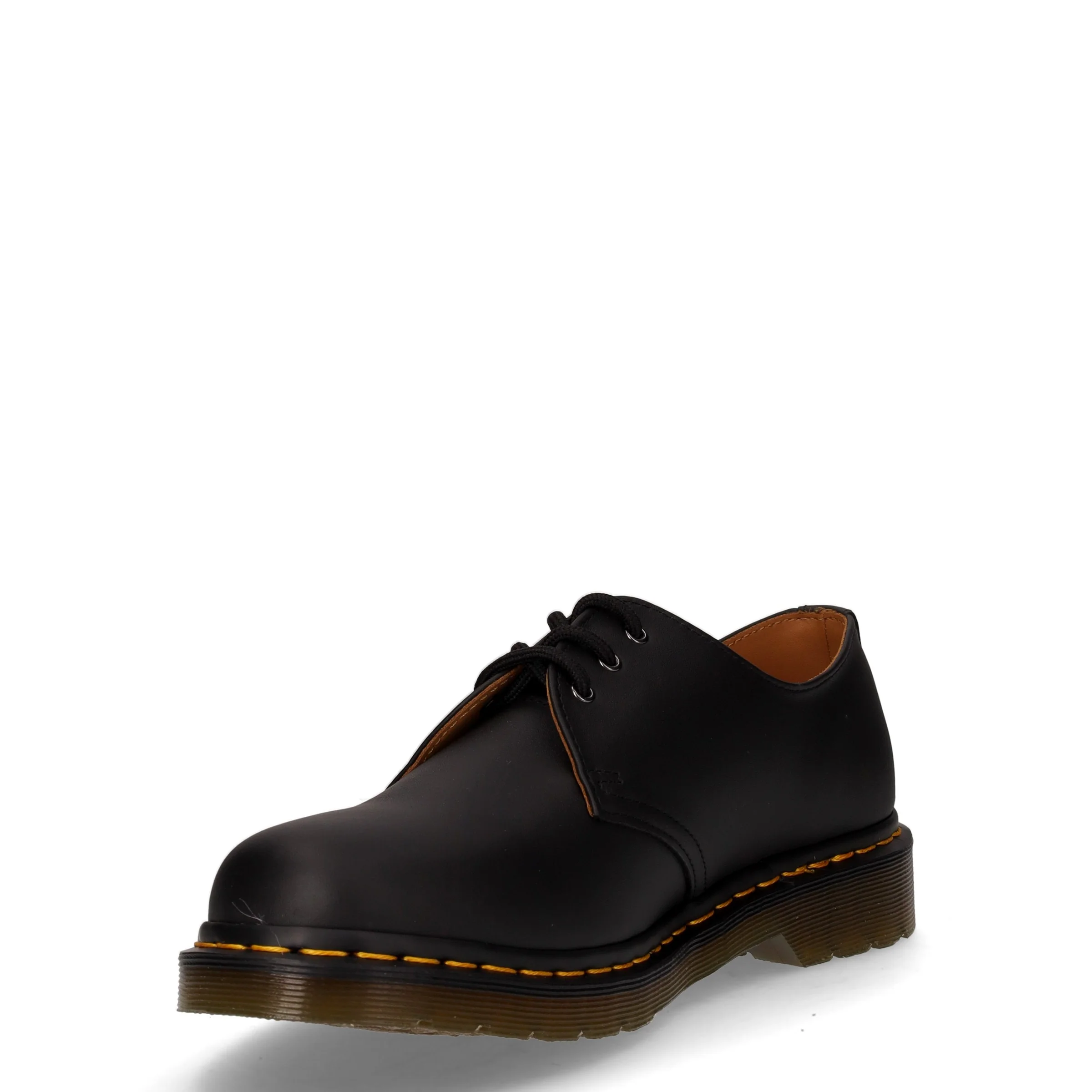 1461 stringata casual in pelle nappa nero - Image 3