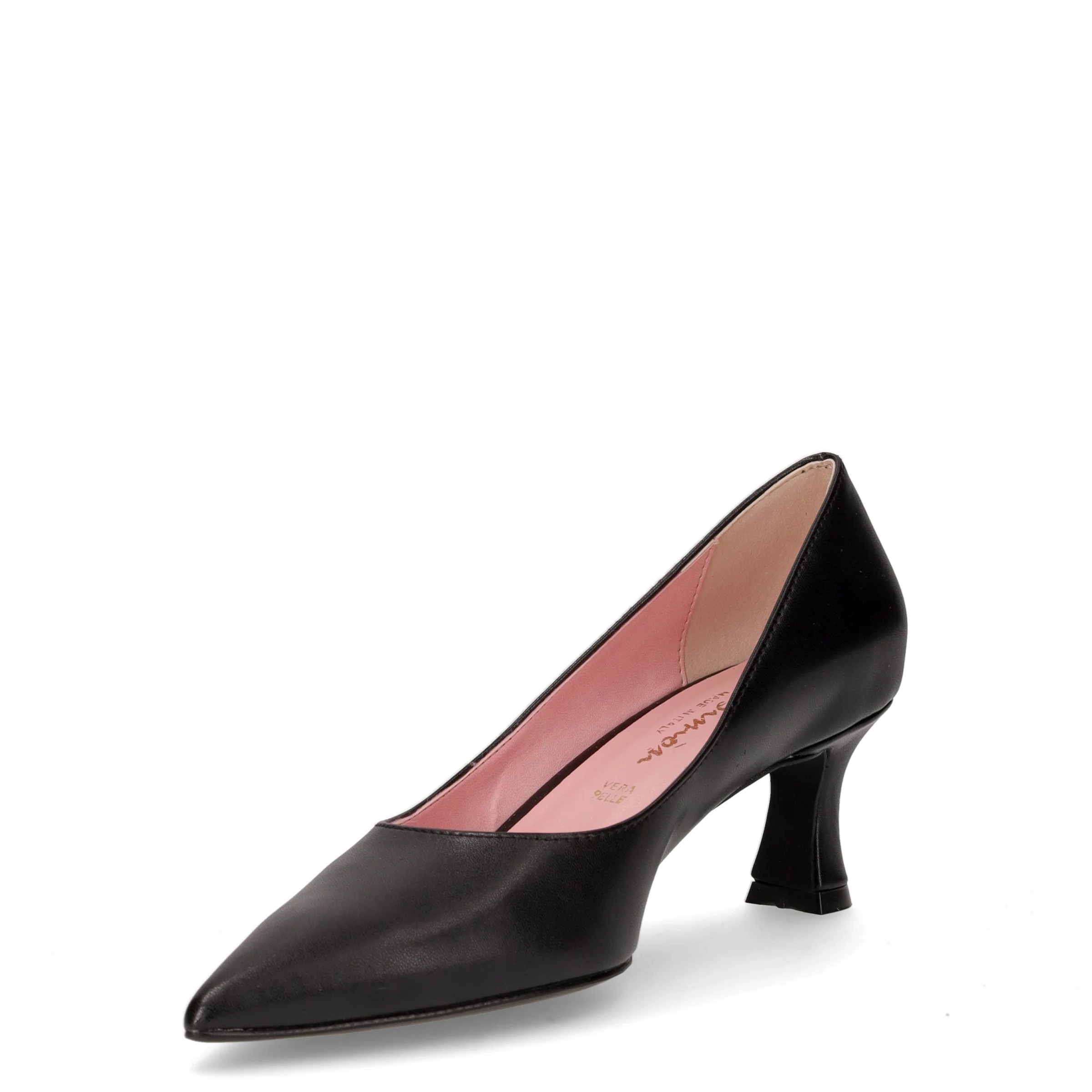 Décolleté a punta in ecopelle nero - Image 3