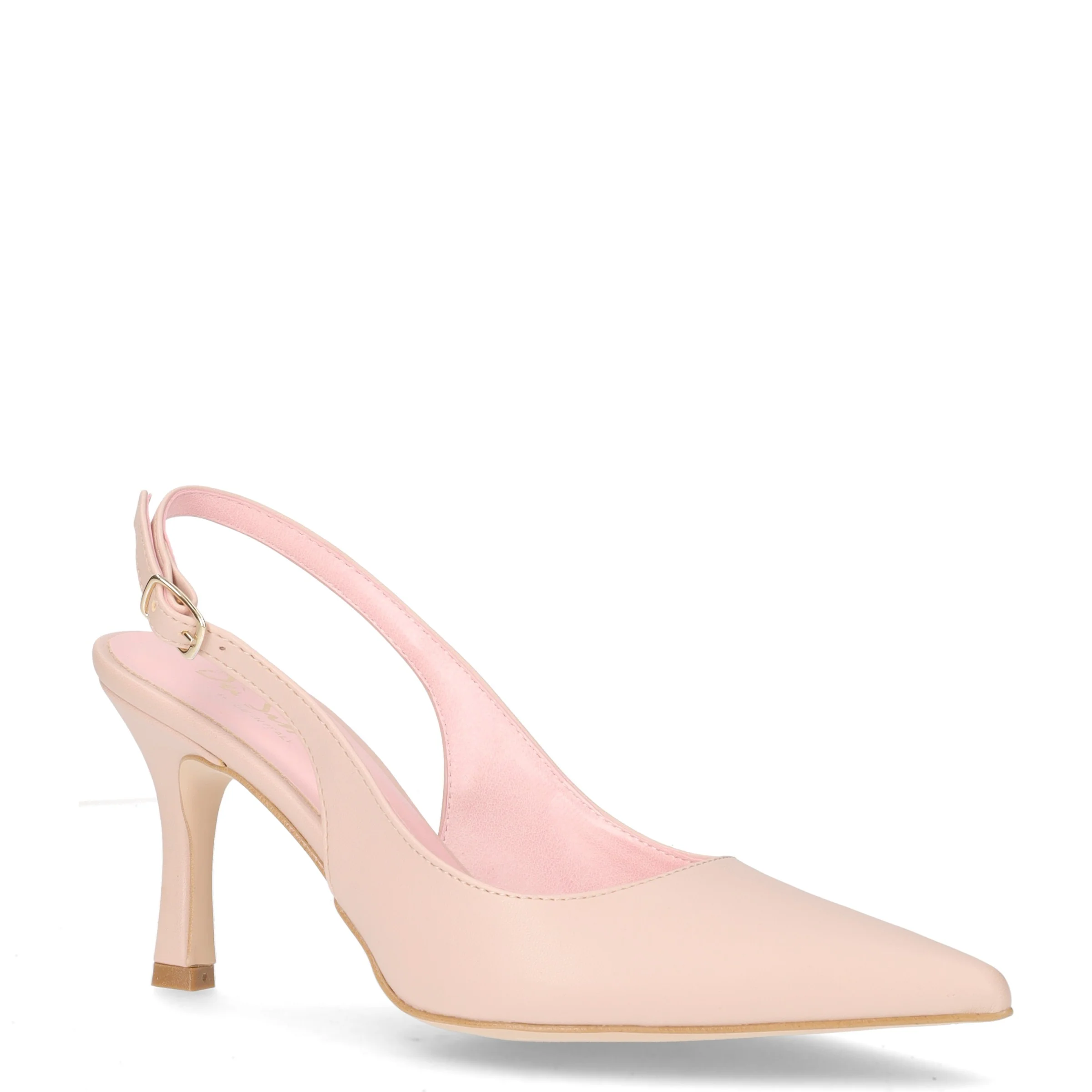 Décolleté slingback a punta in ecopelle blush - Image 2