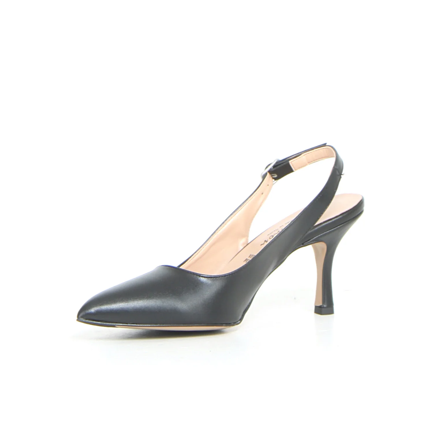 Décolleté slingback a punta nero - Image 3