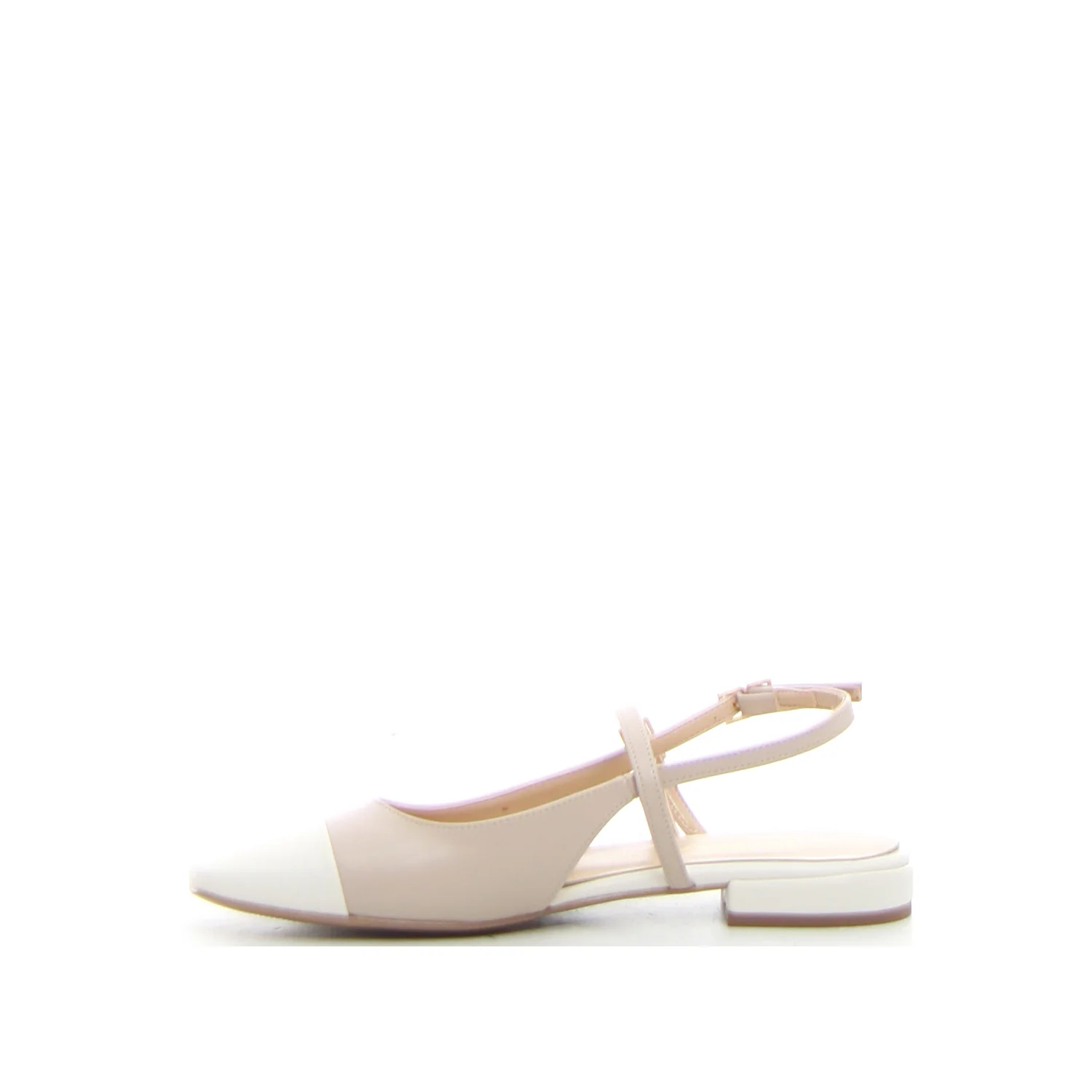 Décolleté slingback bassa burro nude - Image 2