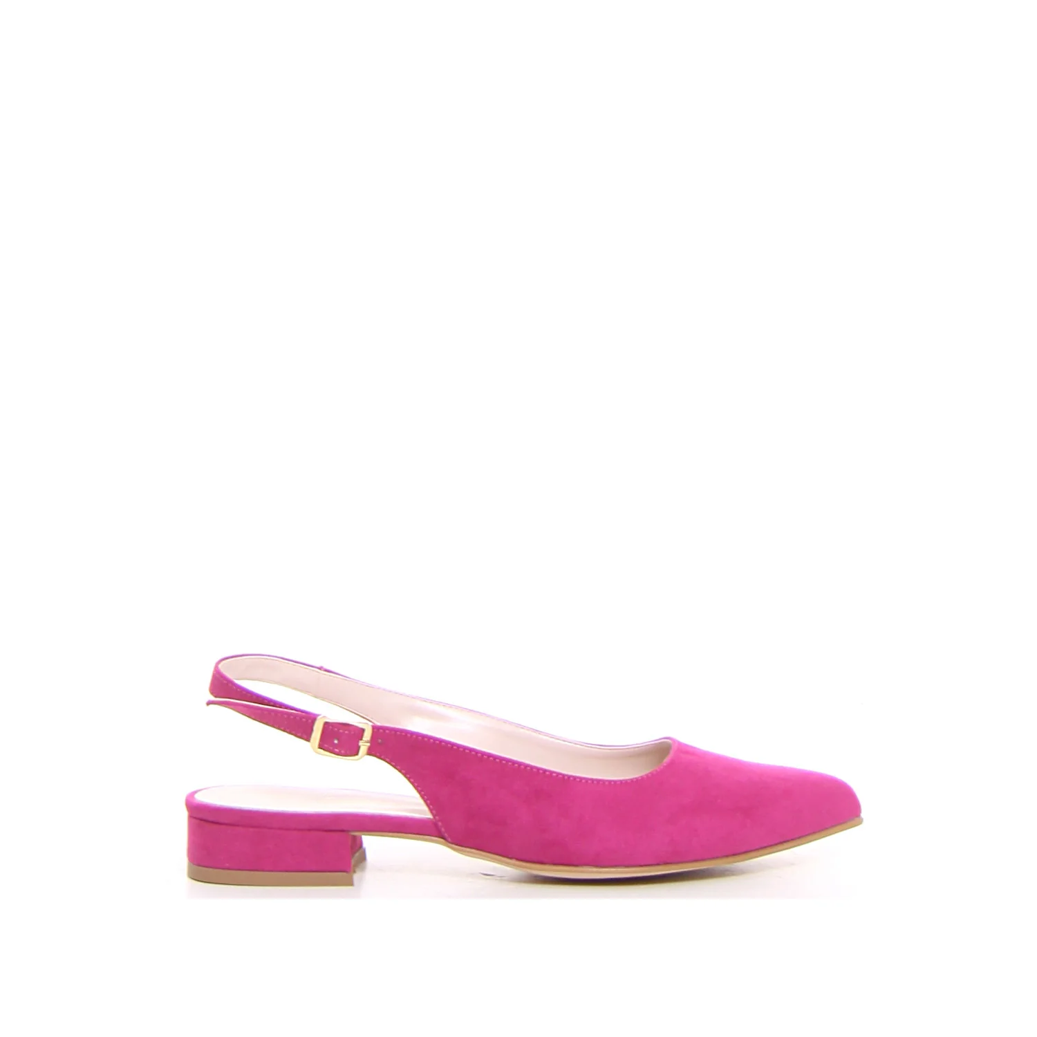 Décolleté slingback bassa fuxia