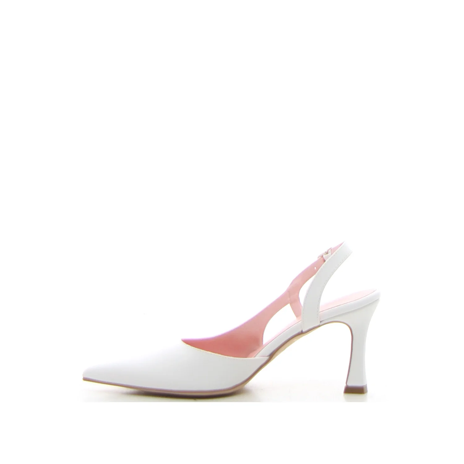 Décolleté slingback bianco - Image 2