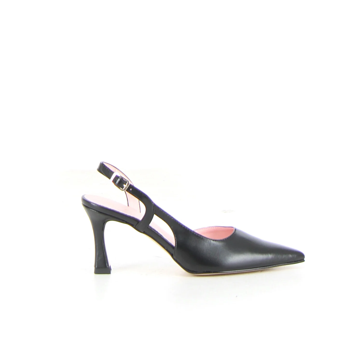 Décolleté slingback nero
