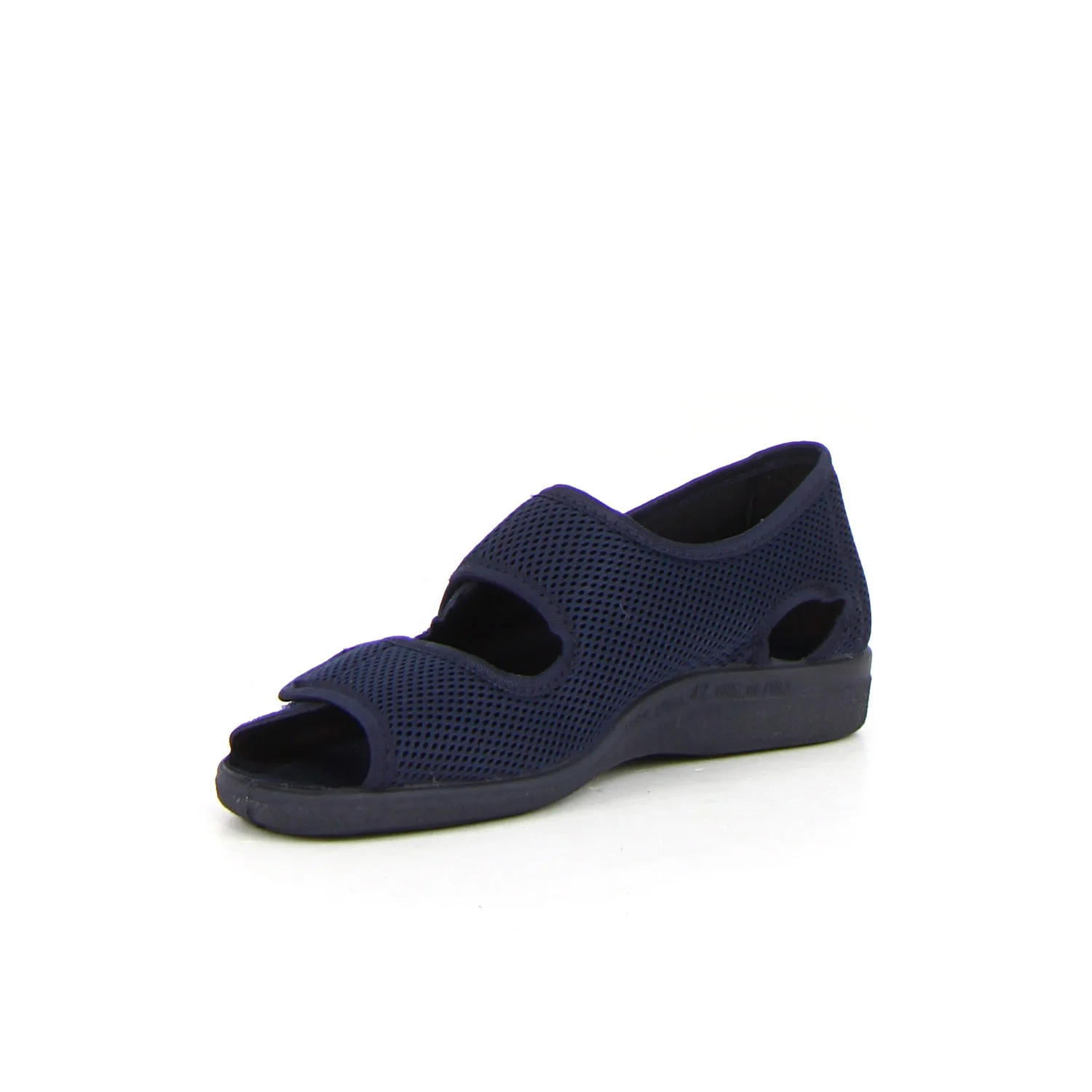 Ciabatta con strappi nero blu - Image 3