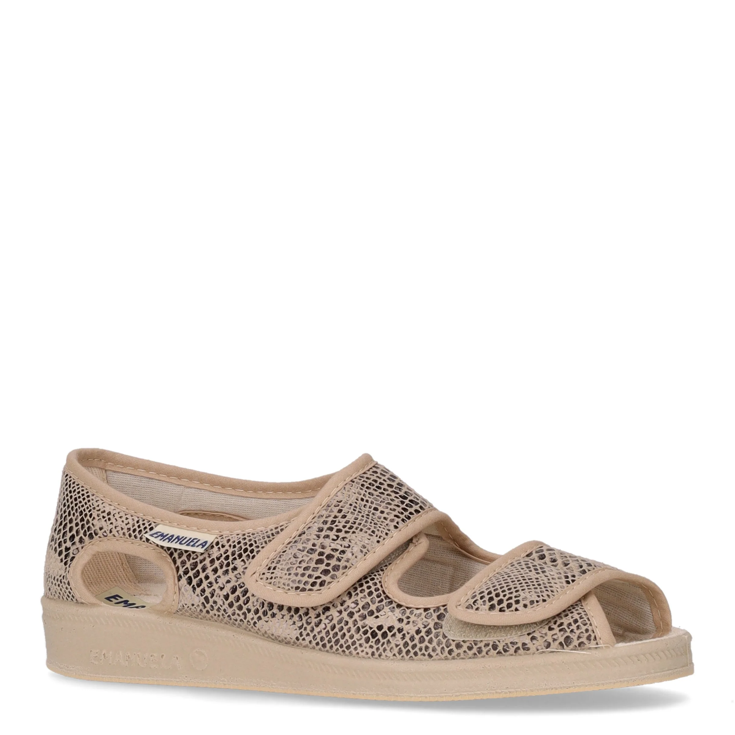 Sandalo in tessuto beige snake - Image 2