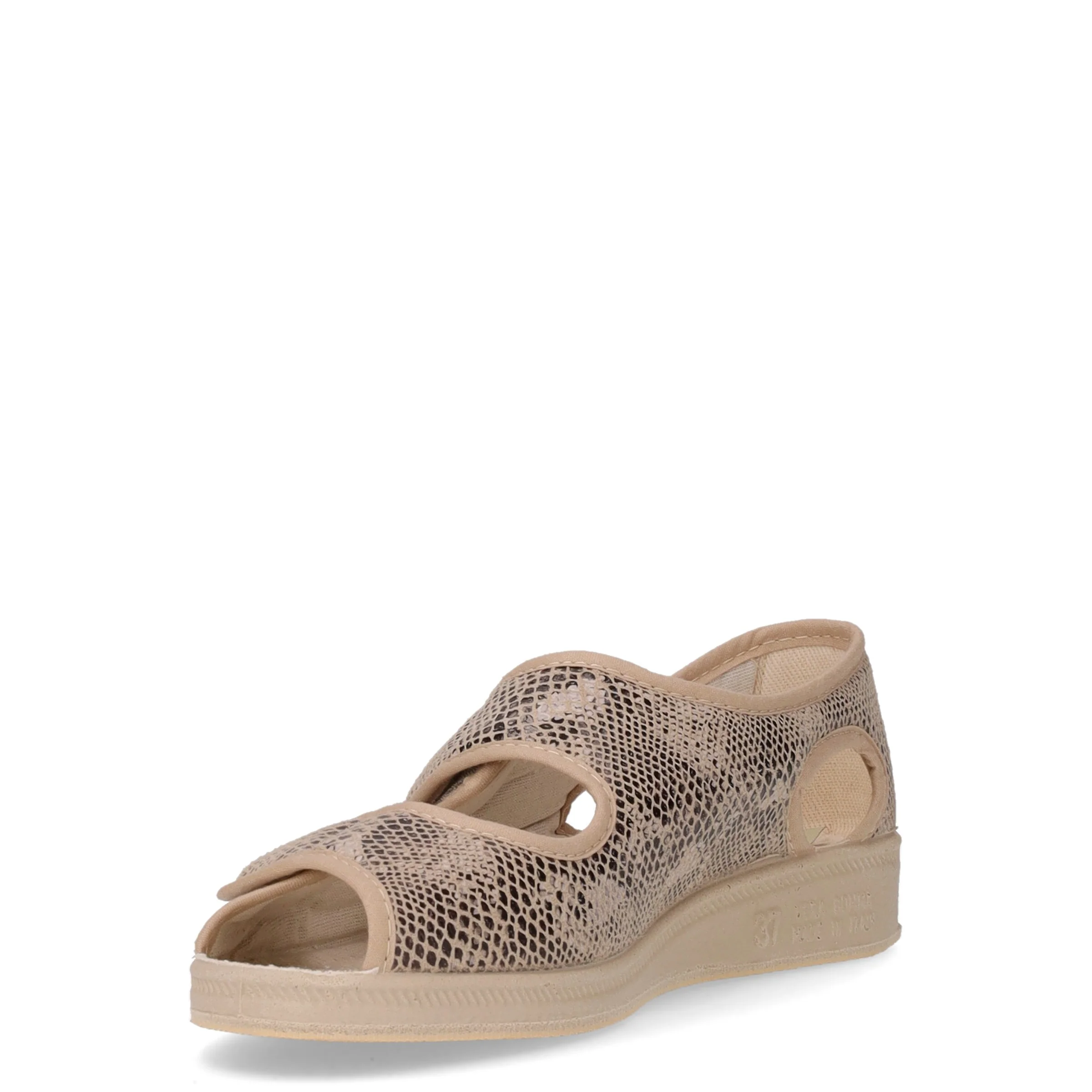 Sandalo in tessuto beige snake - Image 3