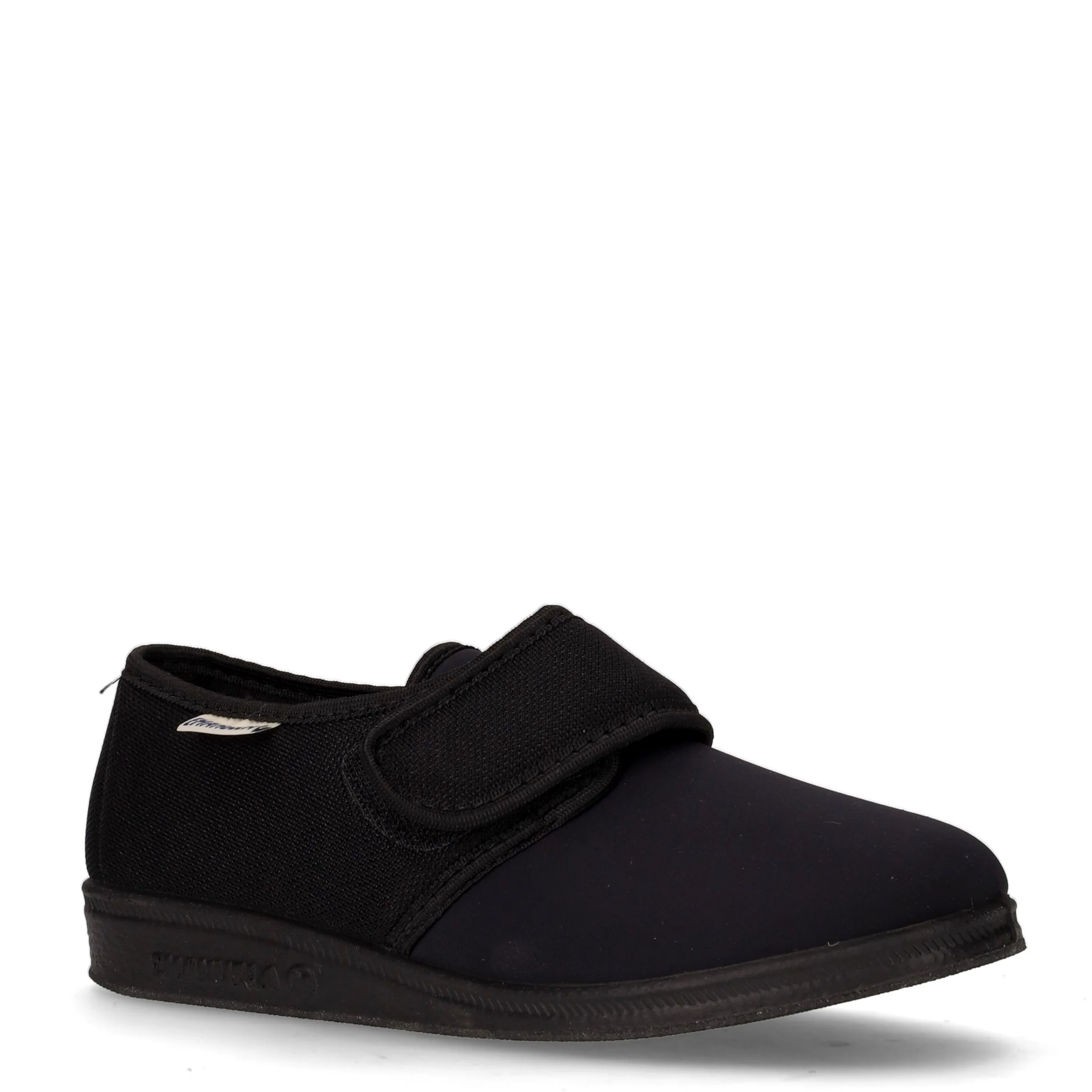 Scarpa chiusa in tessuto con strappo nero - Image 2