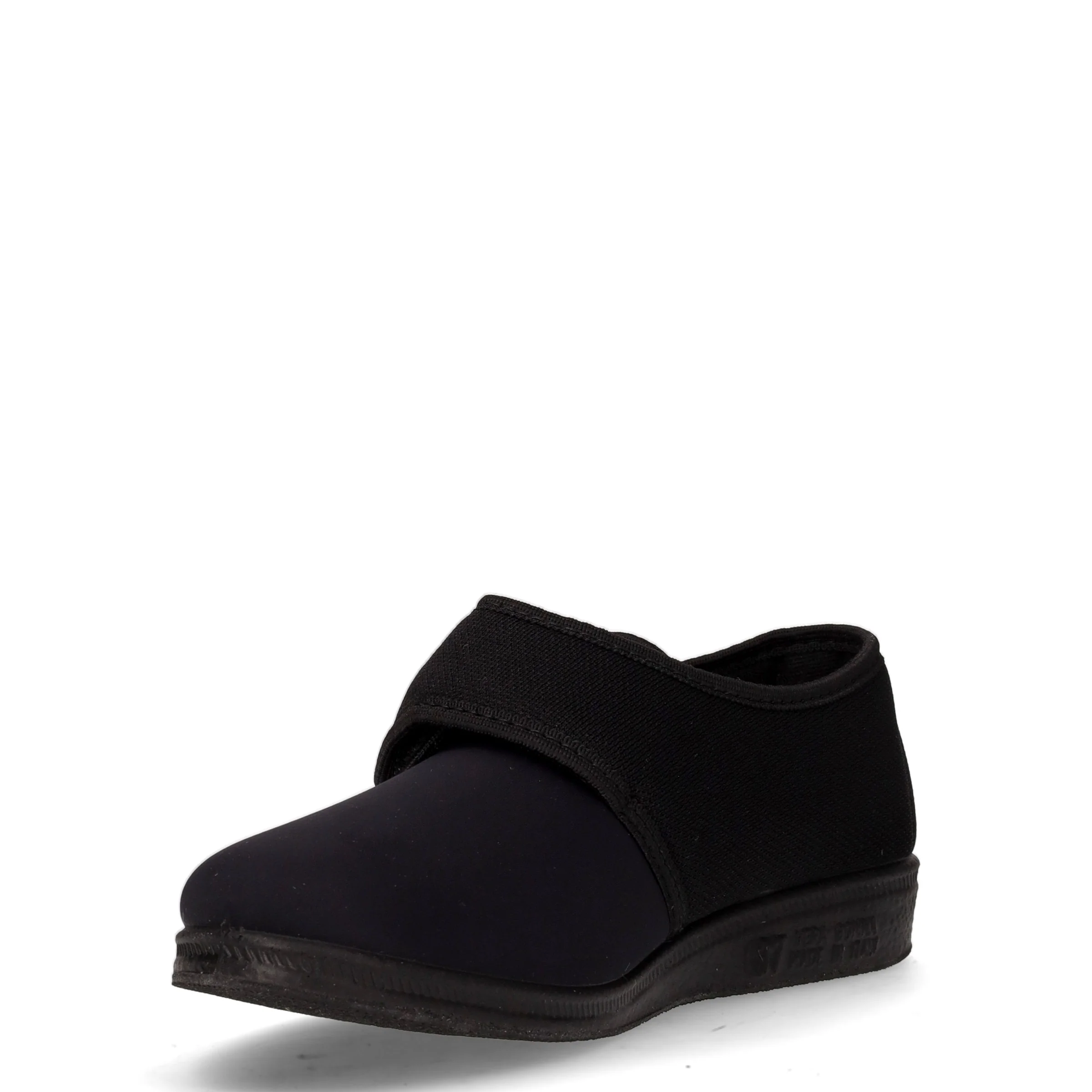 Scarpa chiusa in tessuto con strappo nero - Image 3