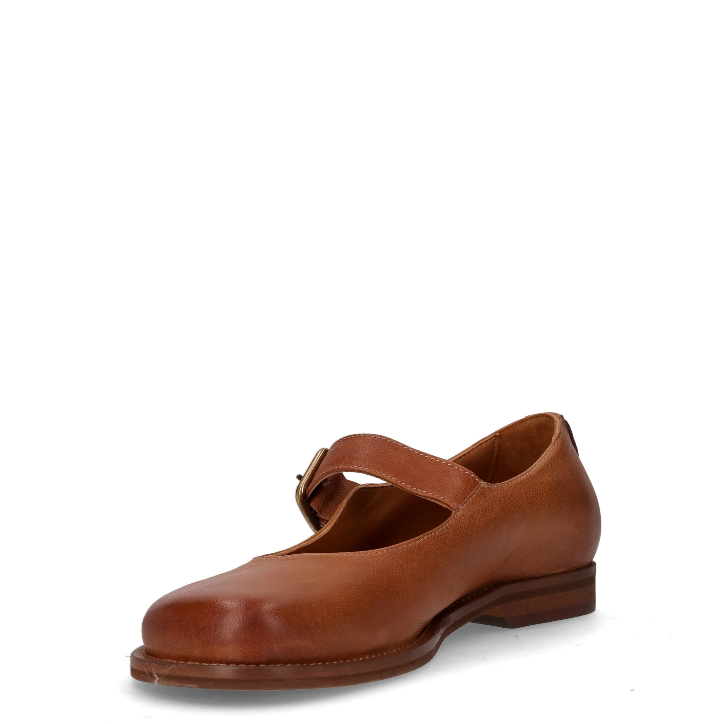 Ballerina in pelle con cinturino cuoio - Image 3