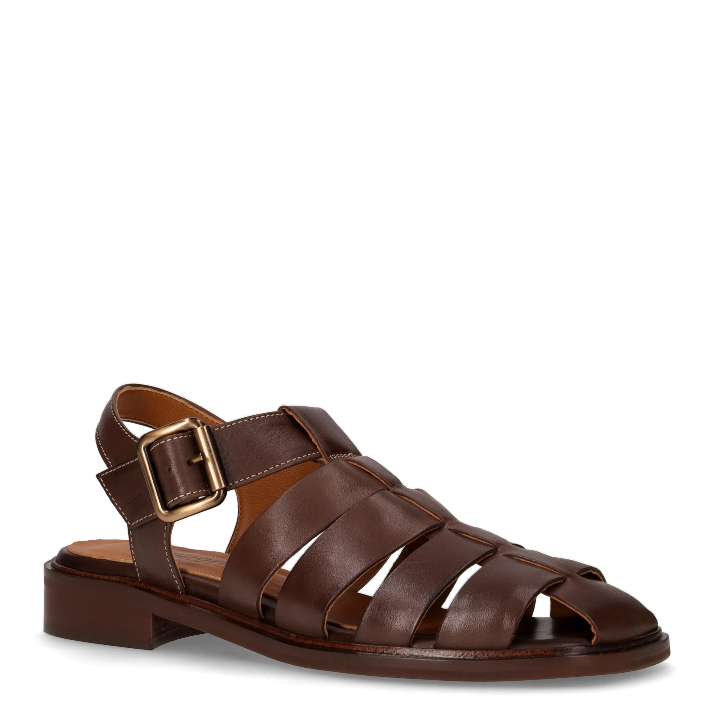 Sandalo alla schiava in pelle cacao - Image 2