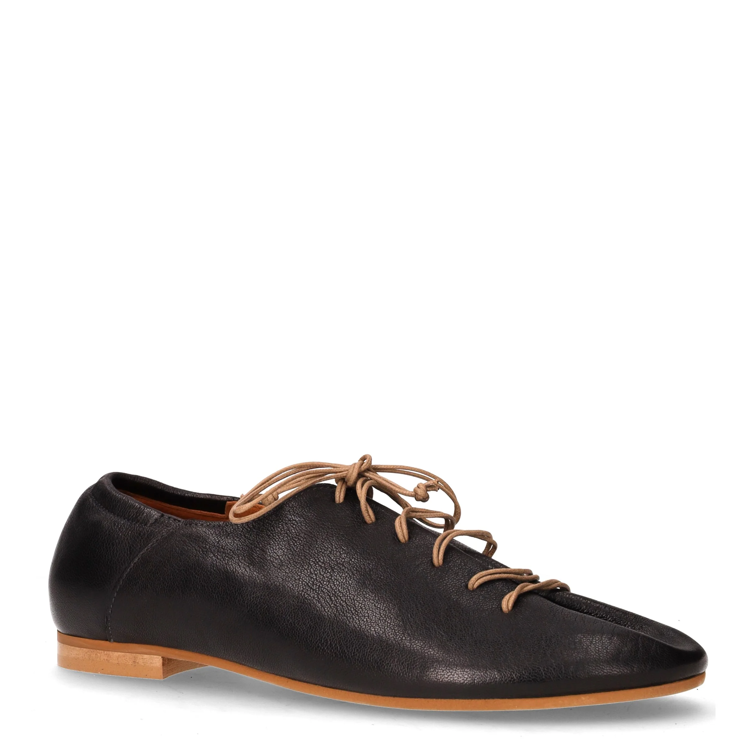 Stringata in pelle nero - Image 2