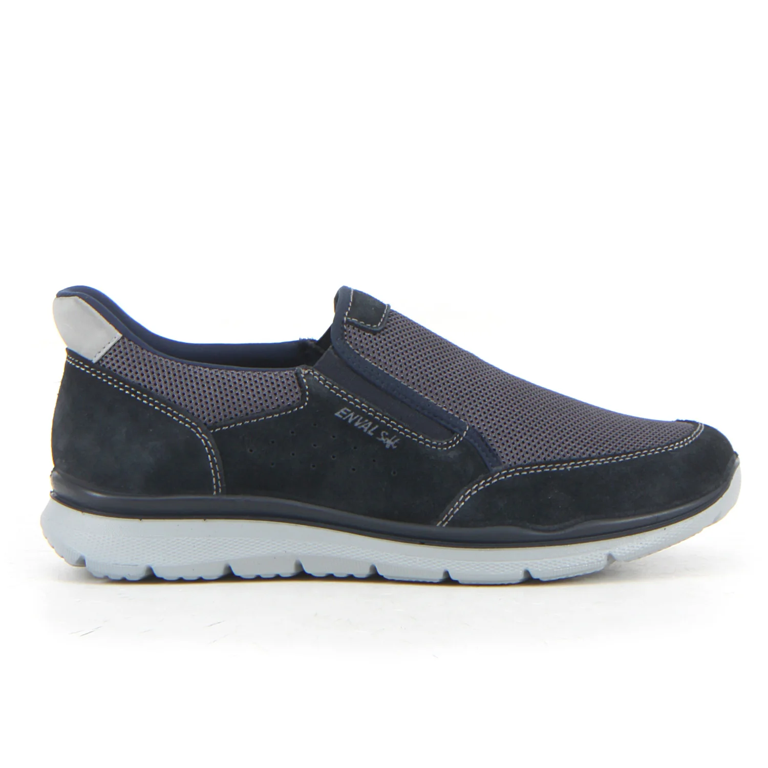 Scarpa sportiva slip on blu scuro