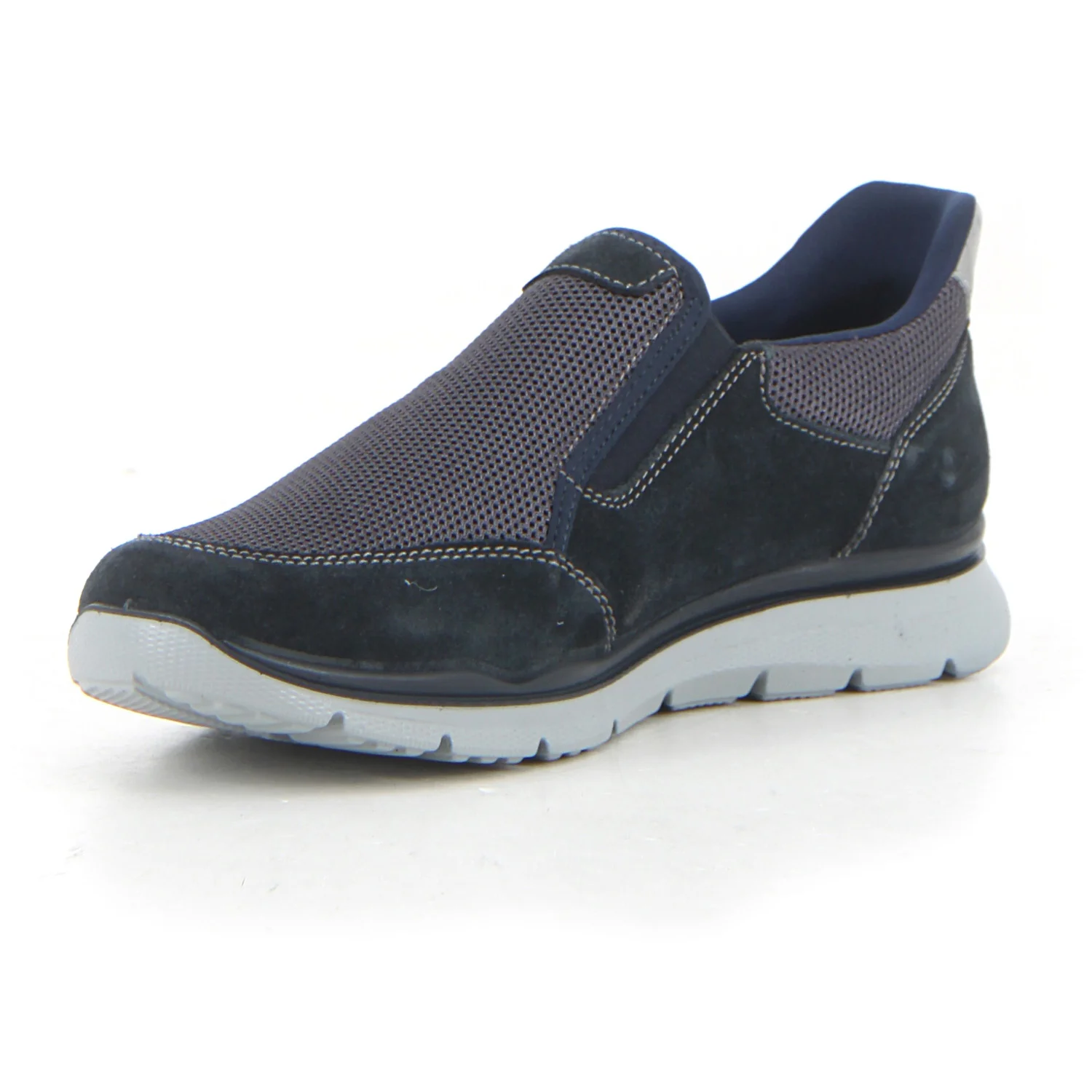 Scarpa sportiva slip on blu scuro - Image 3