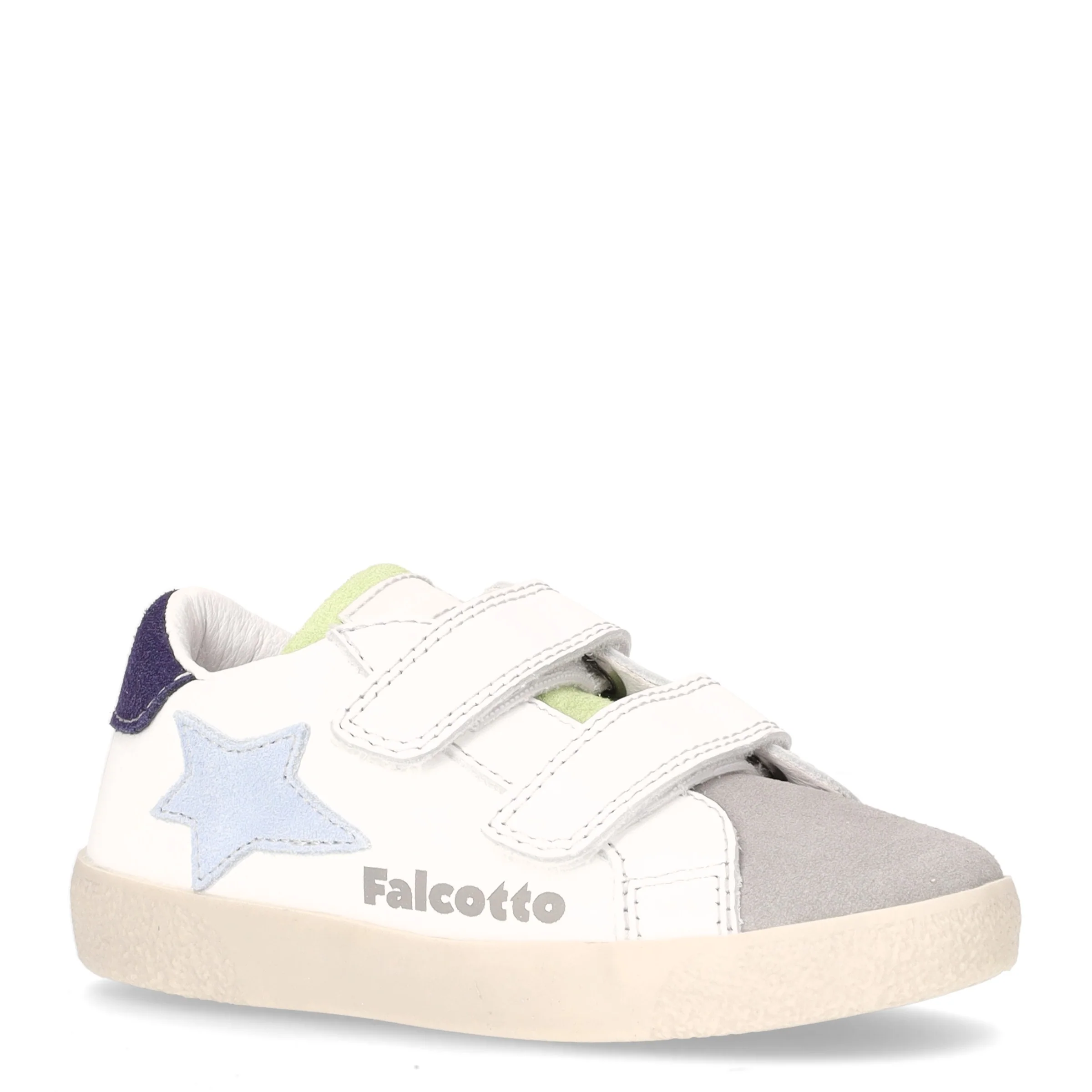 Alnoite 2 sneaker bambino in pelle grigio bianco - Image 2