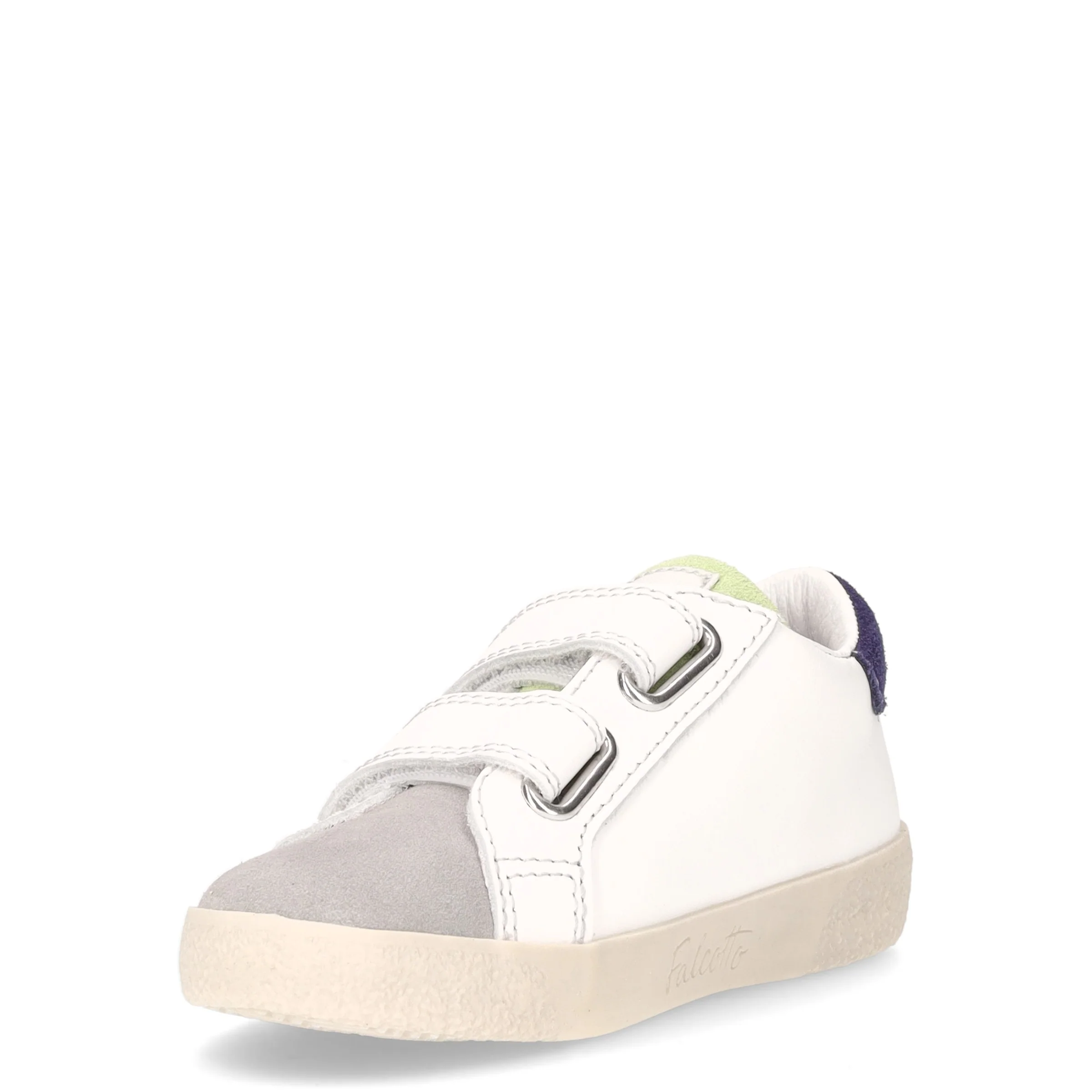 Alnoite 2 sneaker bambino in pelle grigio bianco - Image 3