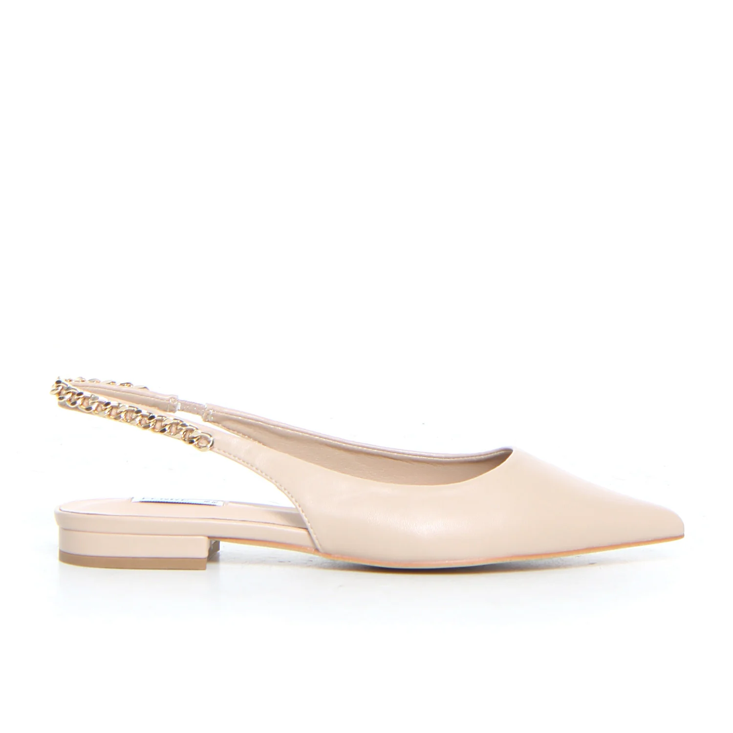 Décolleté slingback nude