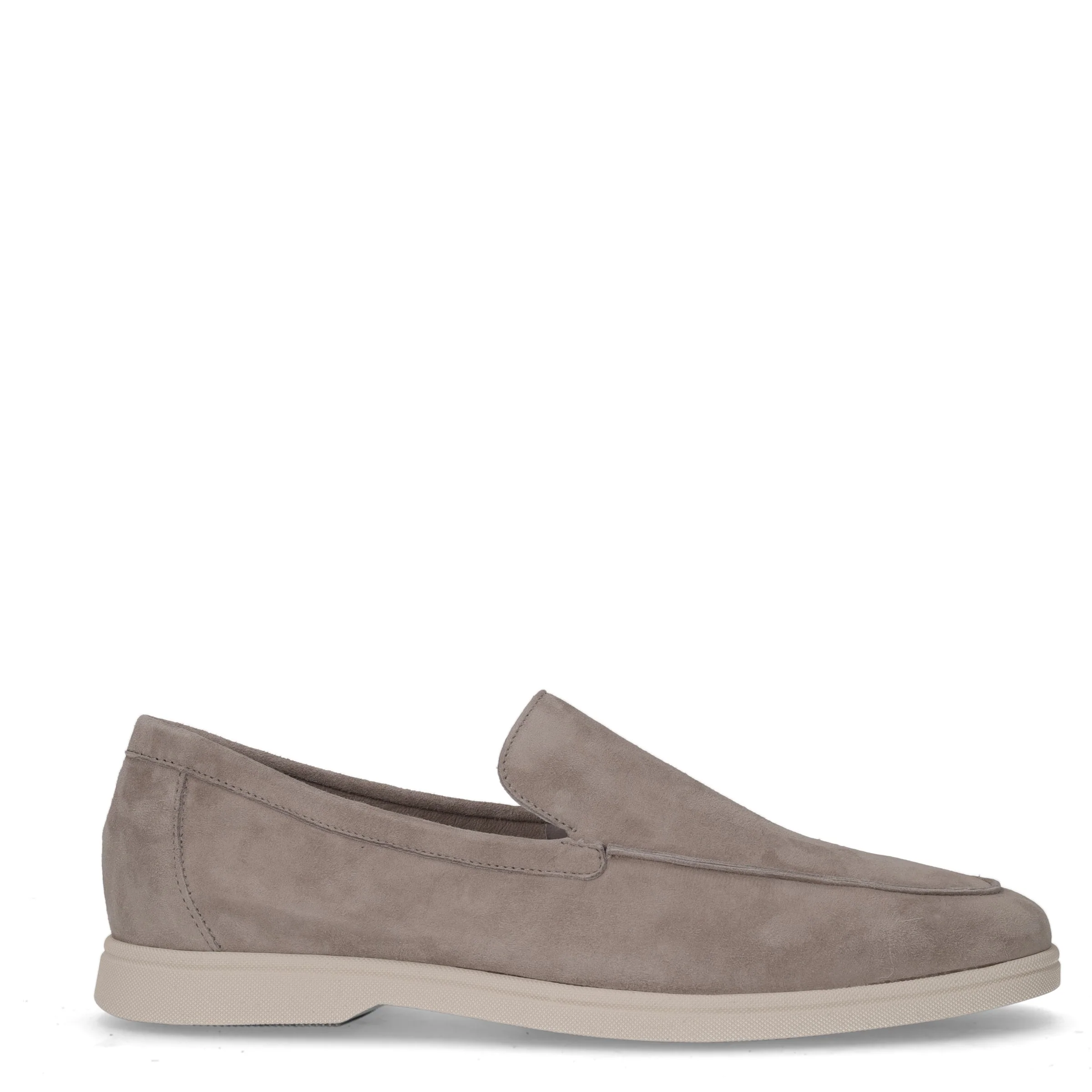 Mocassino casual in pelle sabbia