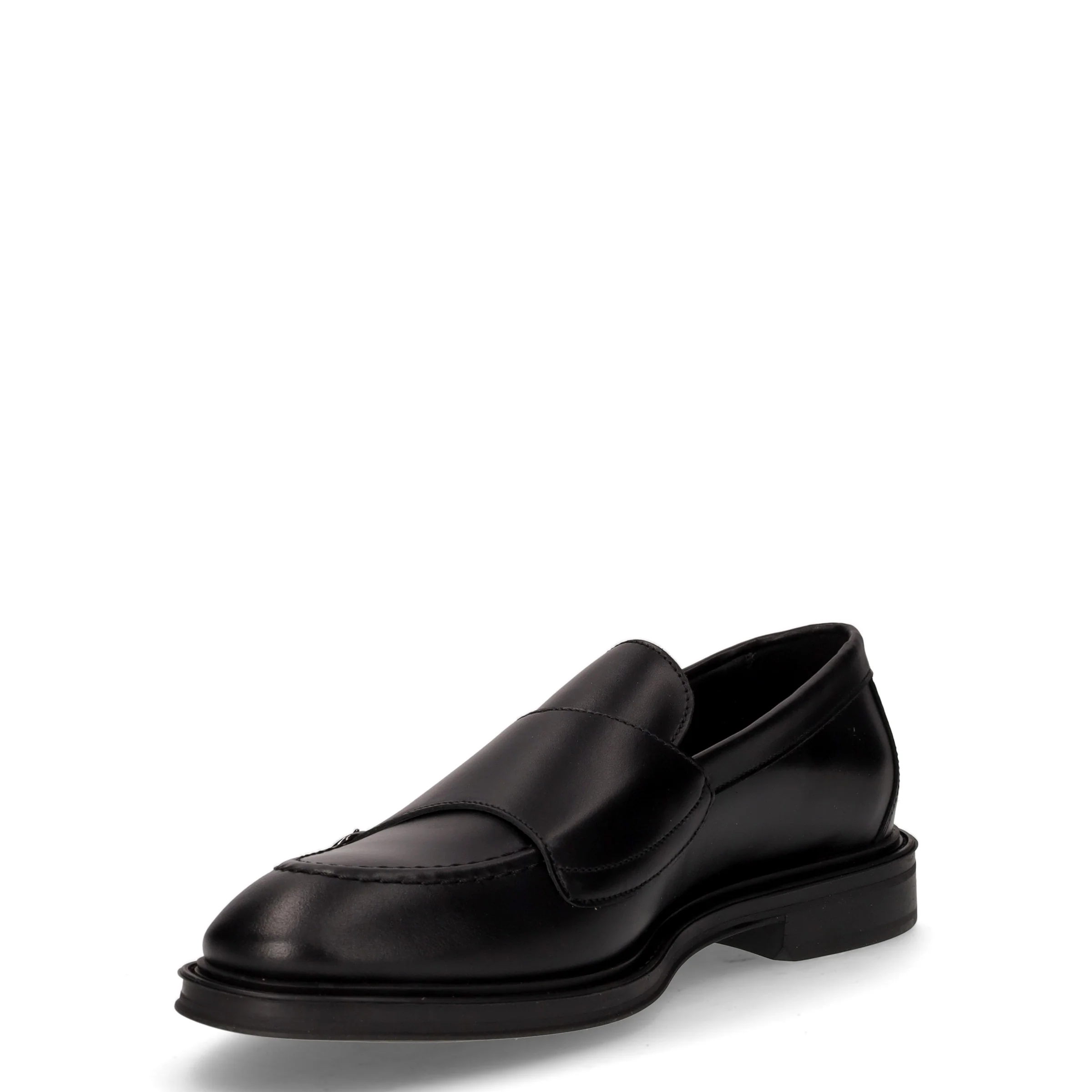 Mocassino con cinturini in pelle nero - Image 3