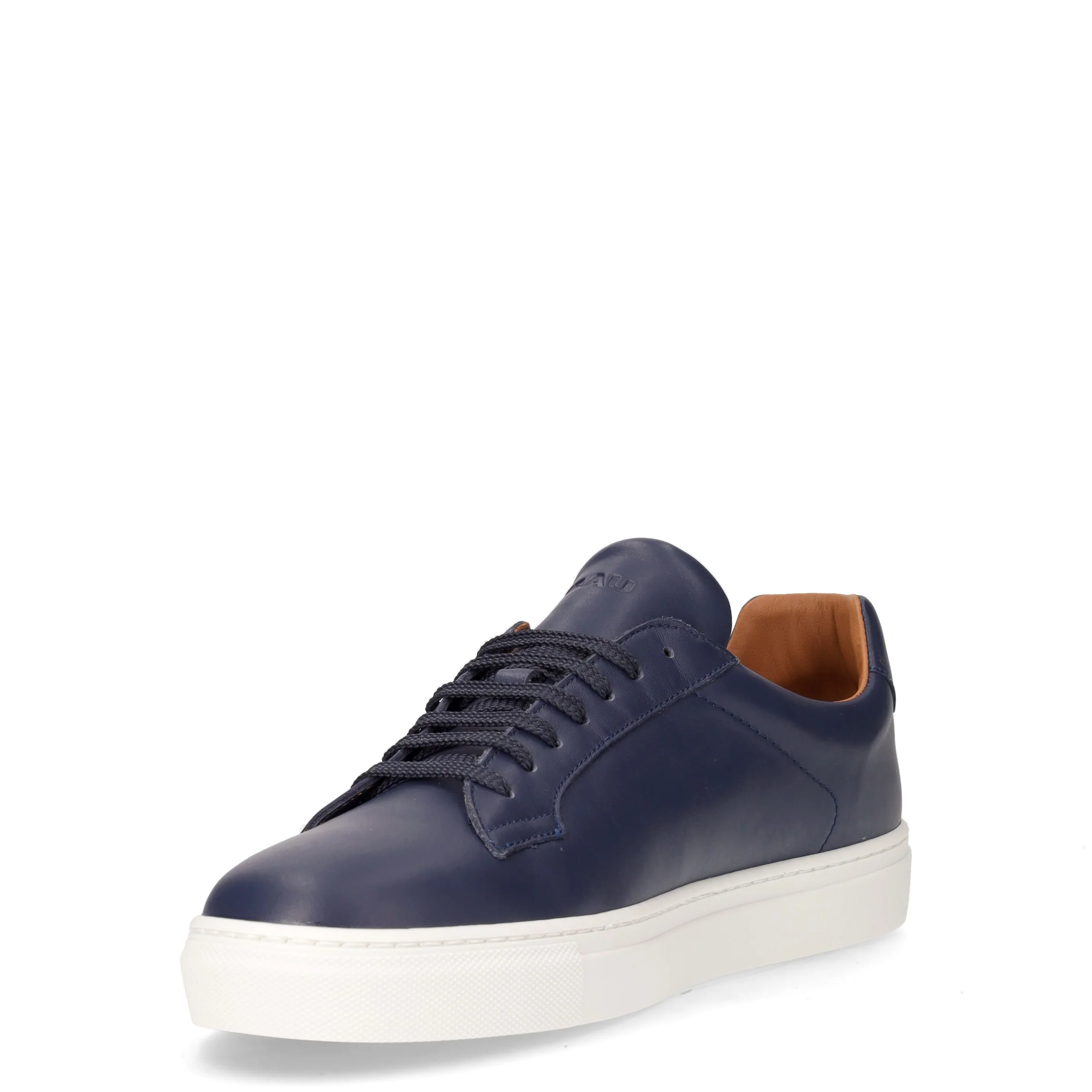 Sneaker in pelle blu - Image 3