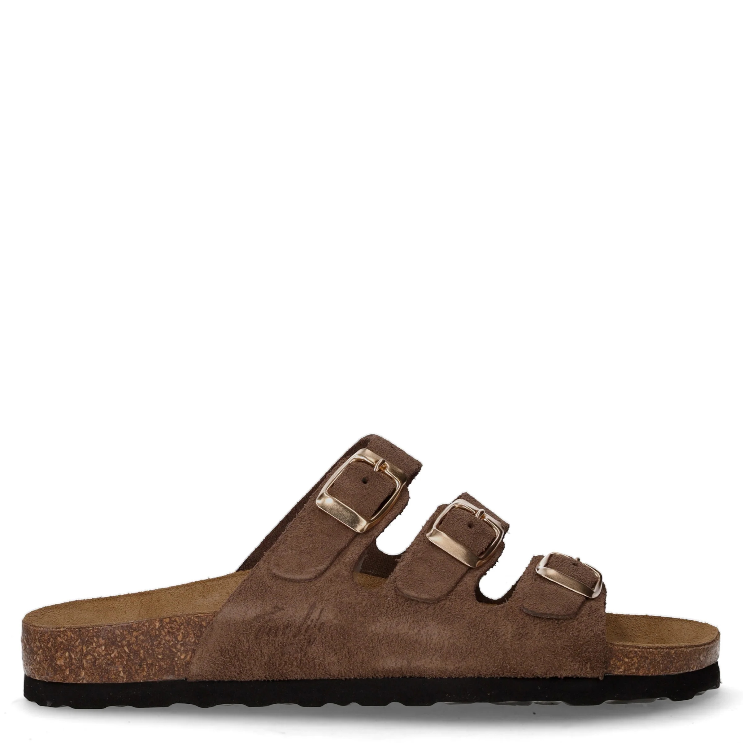 Ciabatta in pelle kaki