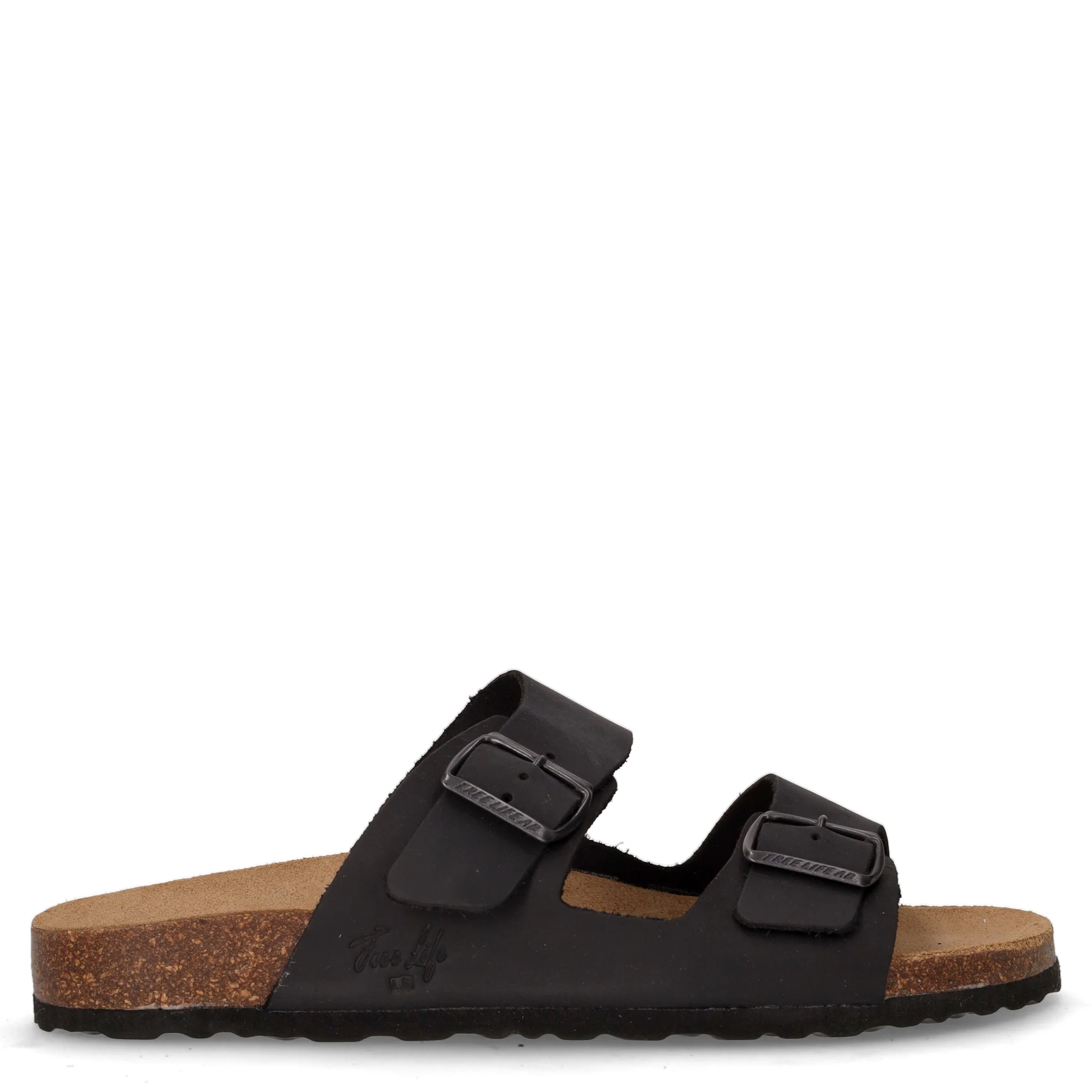 Ciabatta in pelle nero