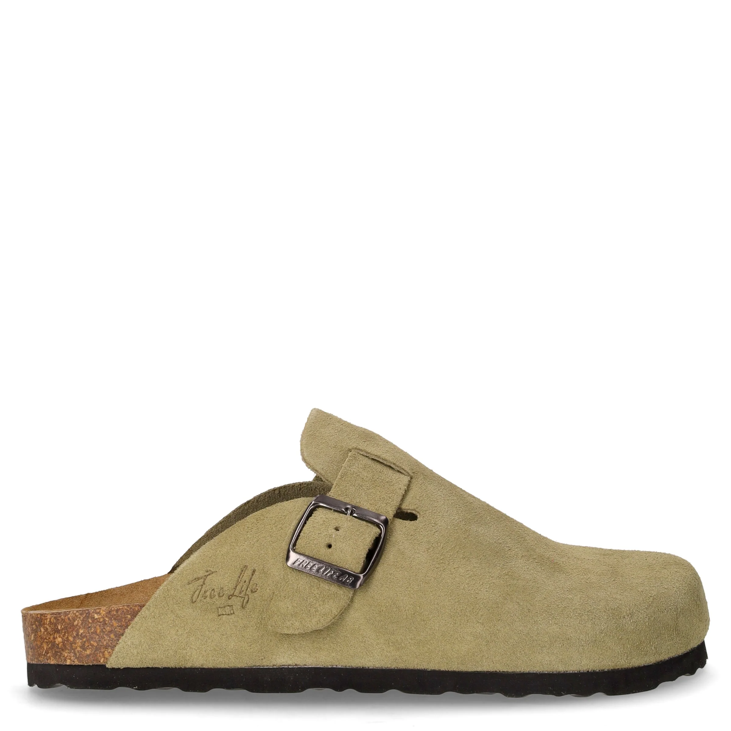 Sabot in pelle bamboo