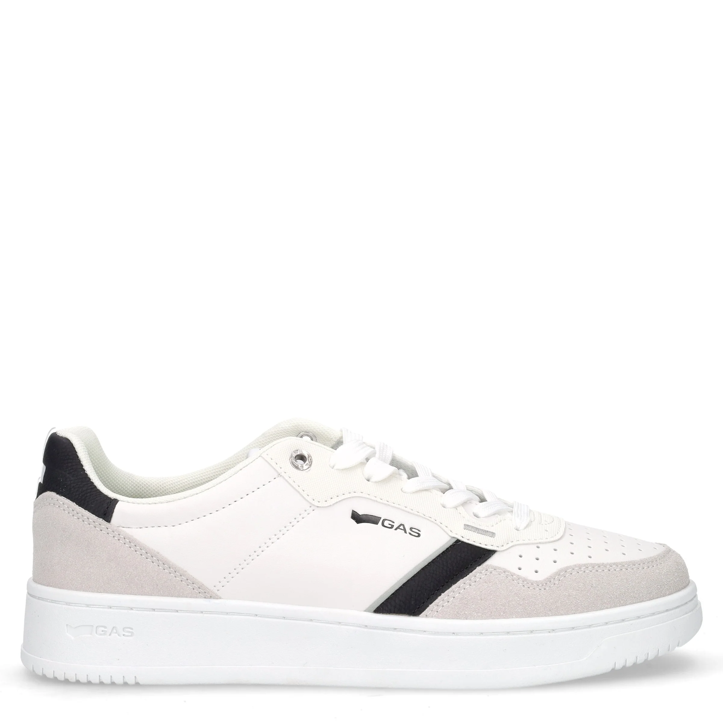 Ken LTX sneaker in ecopelle bianco grigio nero