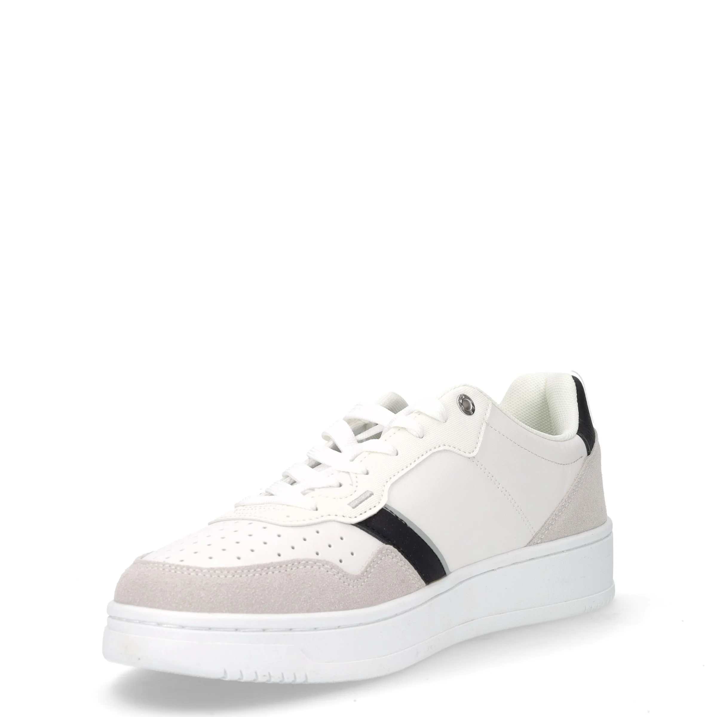 Ken LTX sneaker in ecopelle bianco grigio nero - Image 3