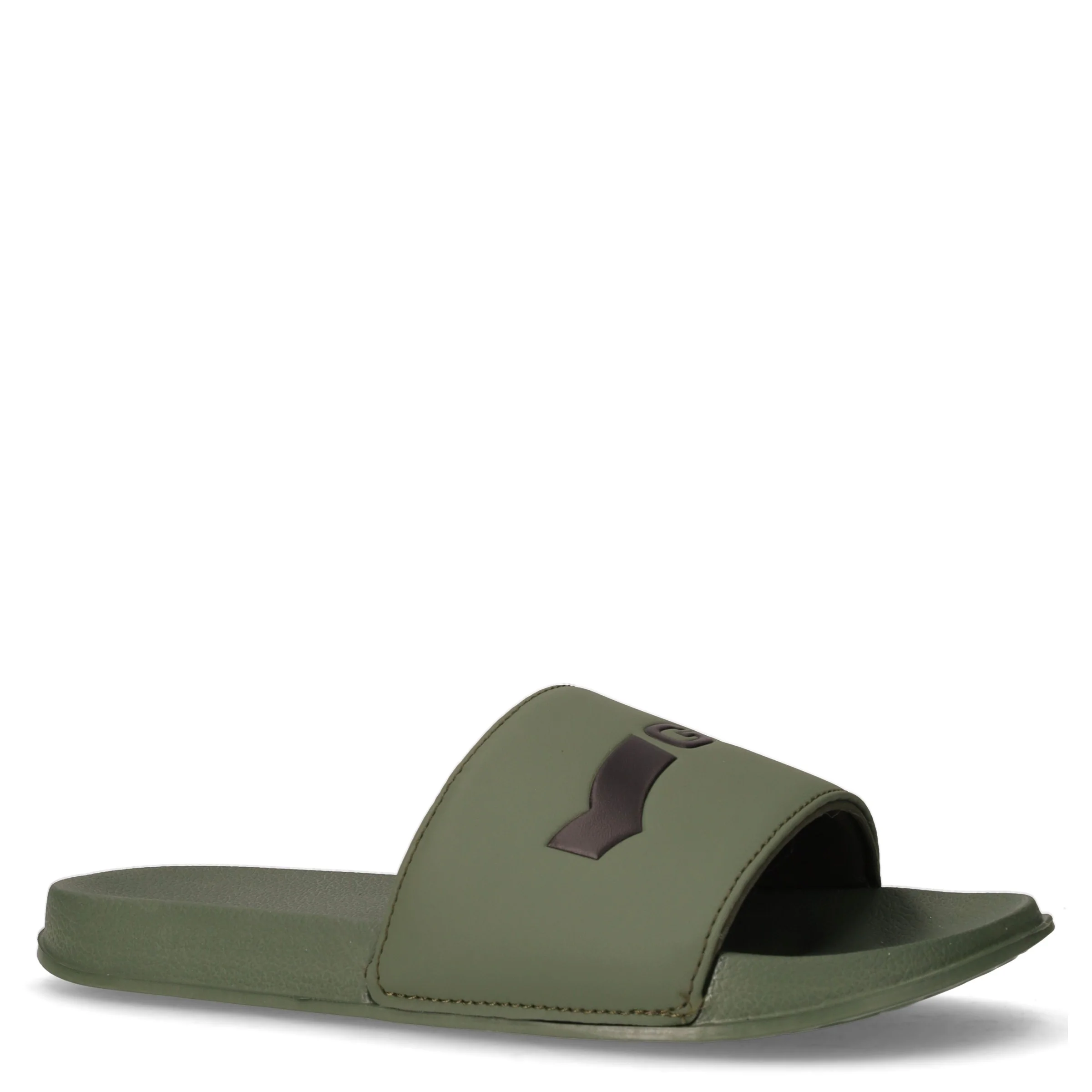 Slide Mix ciabatta in gomma verde militare - Image 2