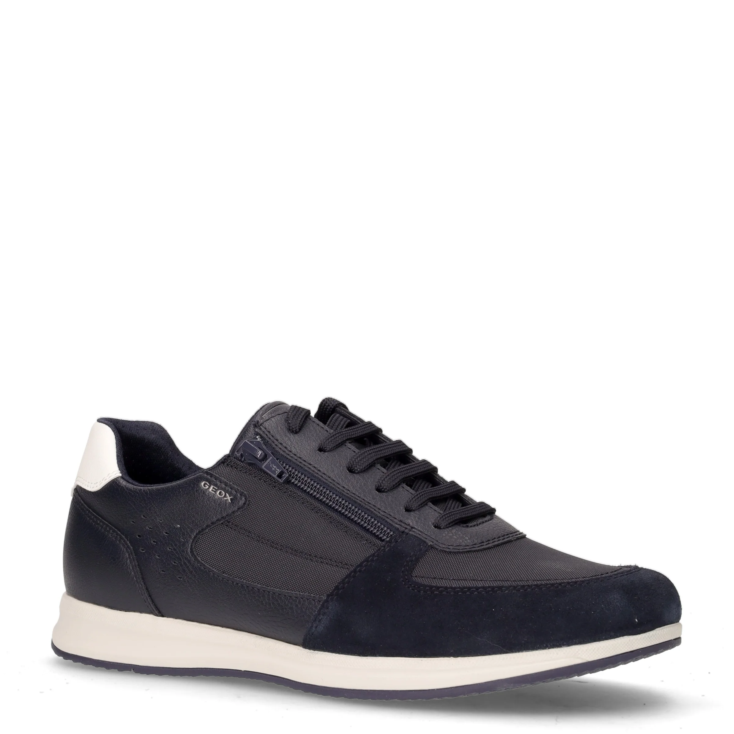 Avery sneaker in ecopelle e tessuto navy - Image 2