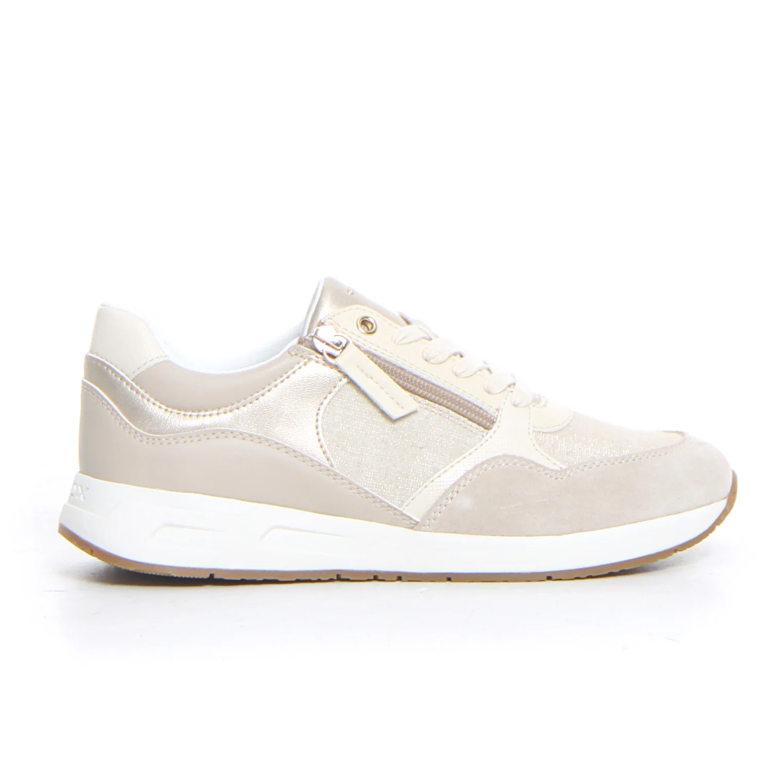 Bulmya sneaker con zip taupe