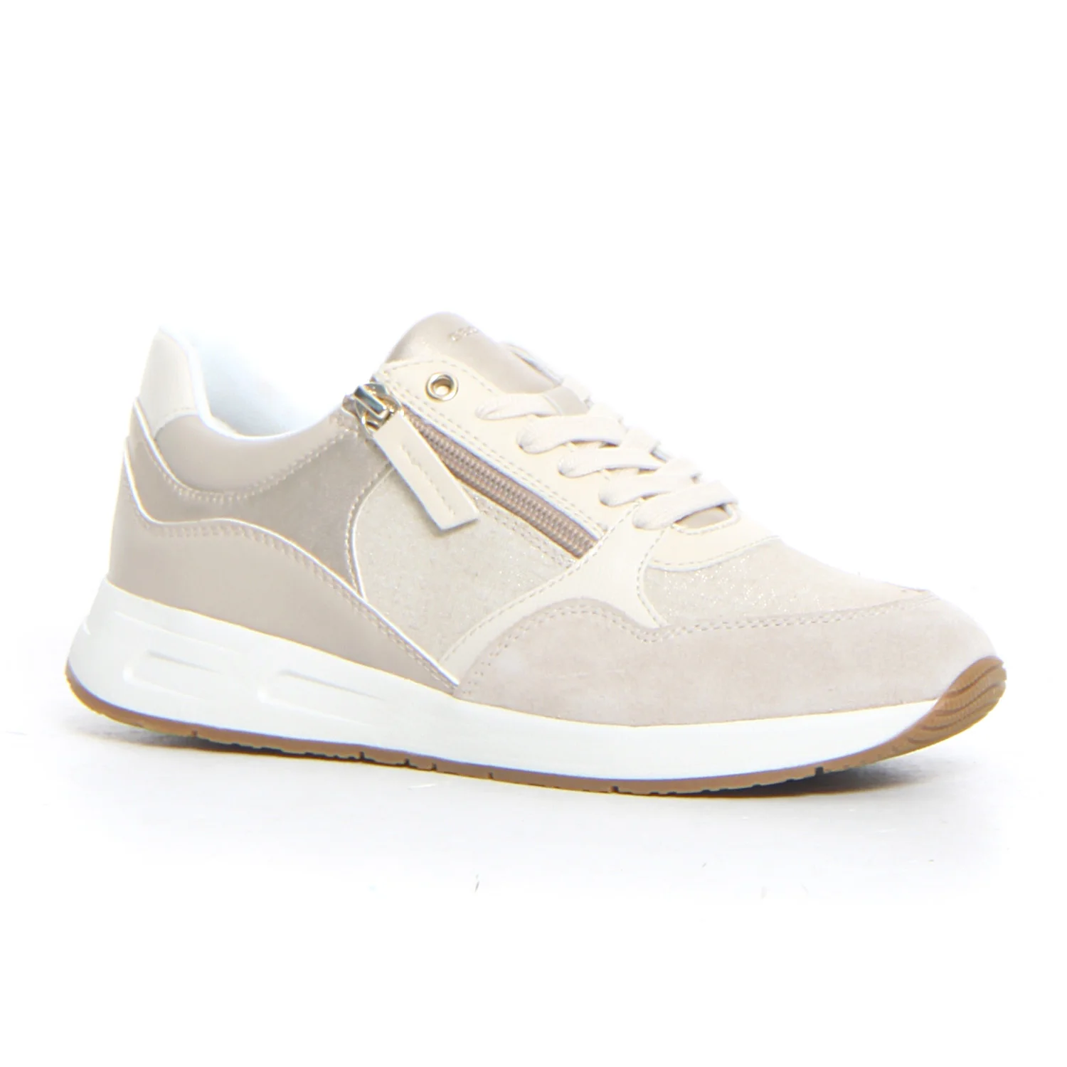 Bulmya sneaker con zip taupe - Image 2