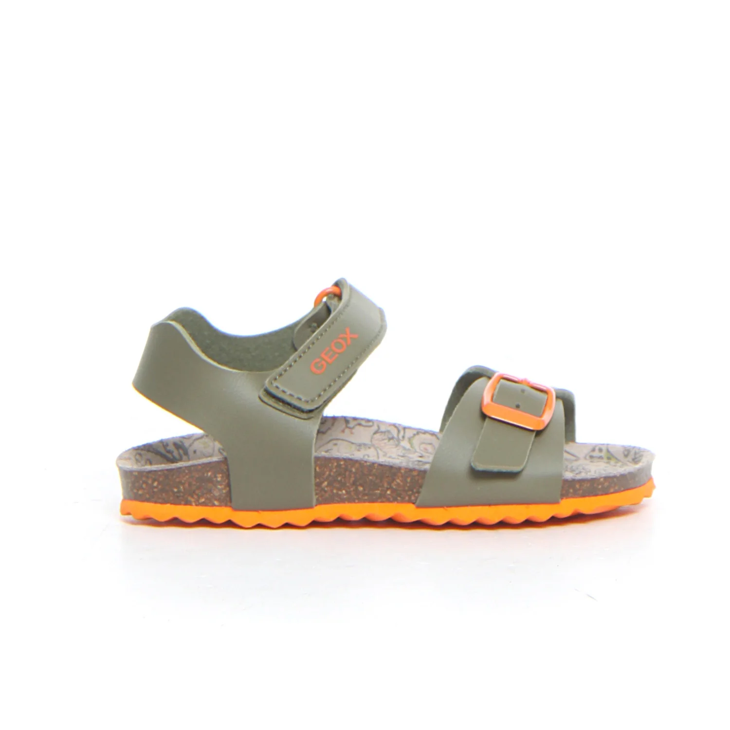 Ghita sandalo bambino military orange