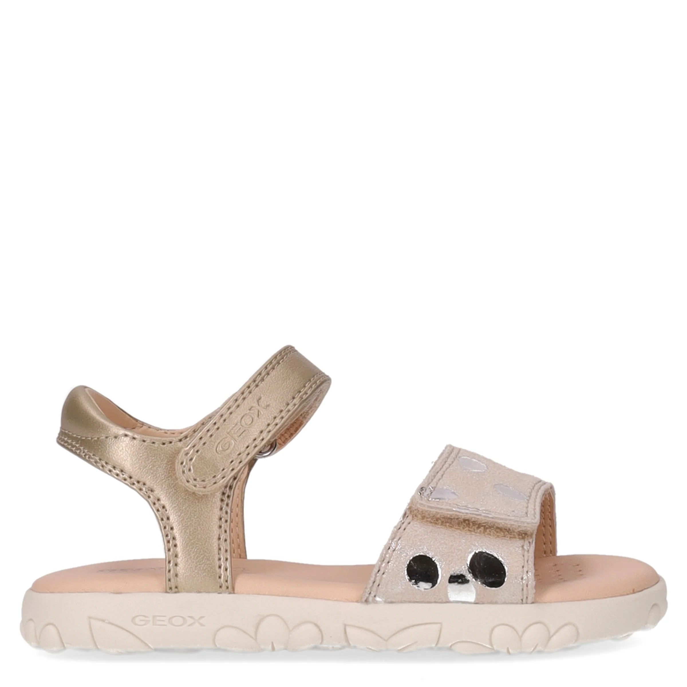 Haiti sandalo bambina beige platinum