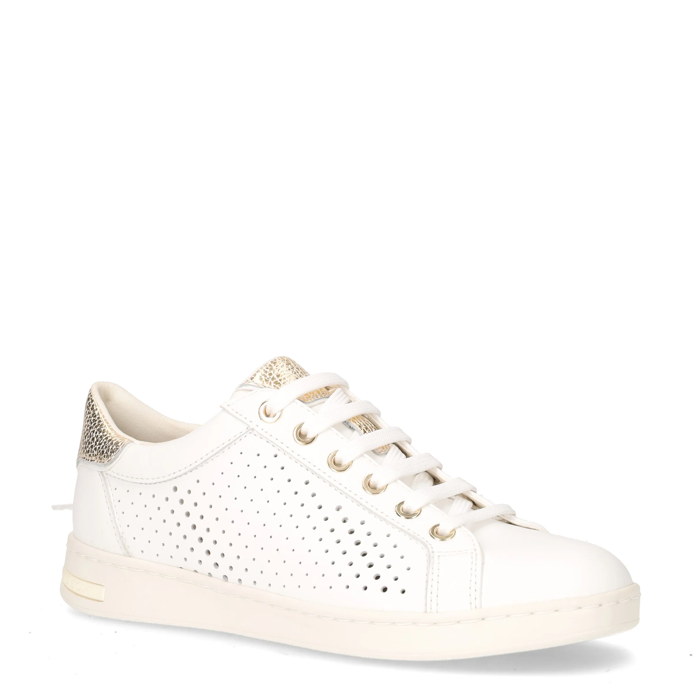Jaysen sneaker in ecopelle e pelle bianco oro - Image 2