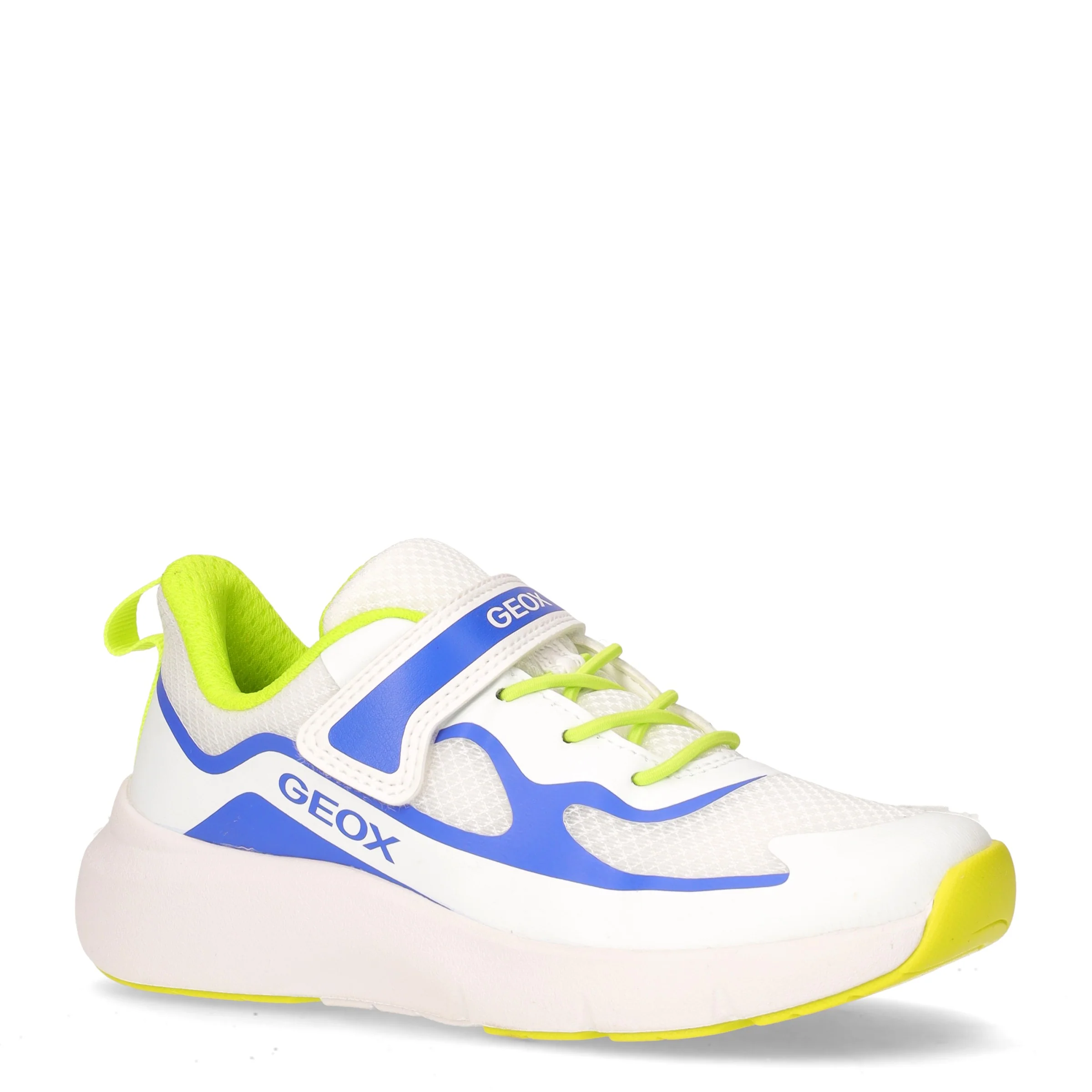 Pro-Ran sneaker bambino in tessuto ed ecopelle bianco blu - Image 2