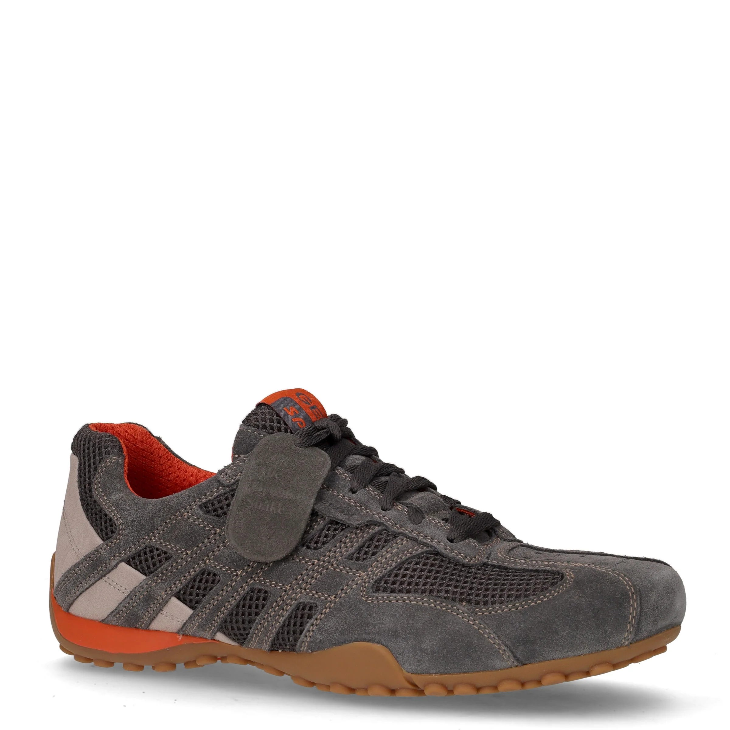 Snake scarpa sportiva in tessuto e pelle grigio - Image 2