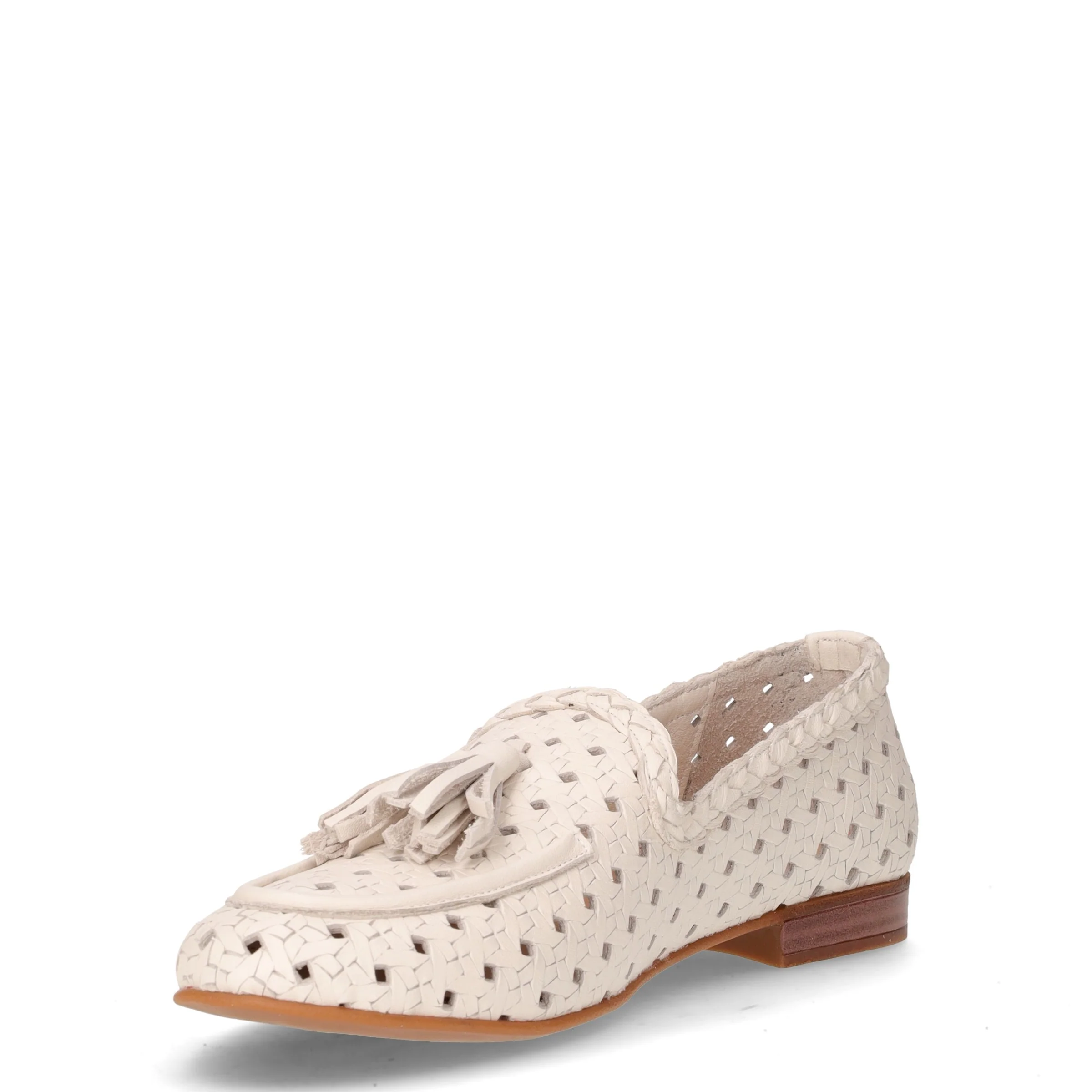 Ballerina con napine in pelle bianco - Image 3