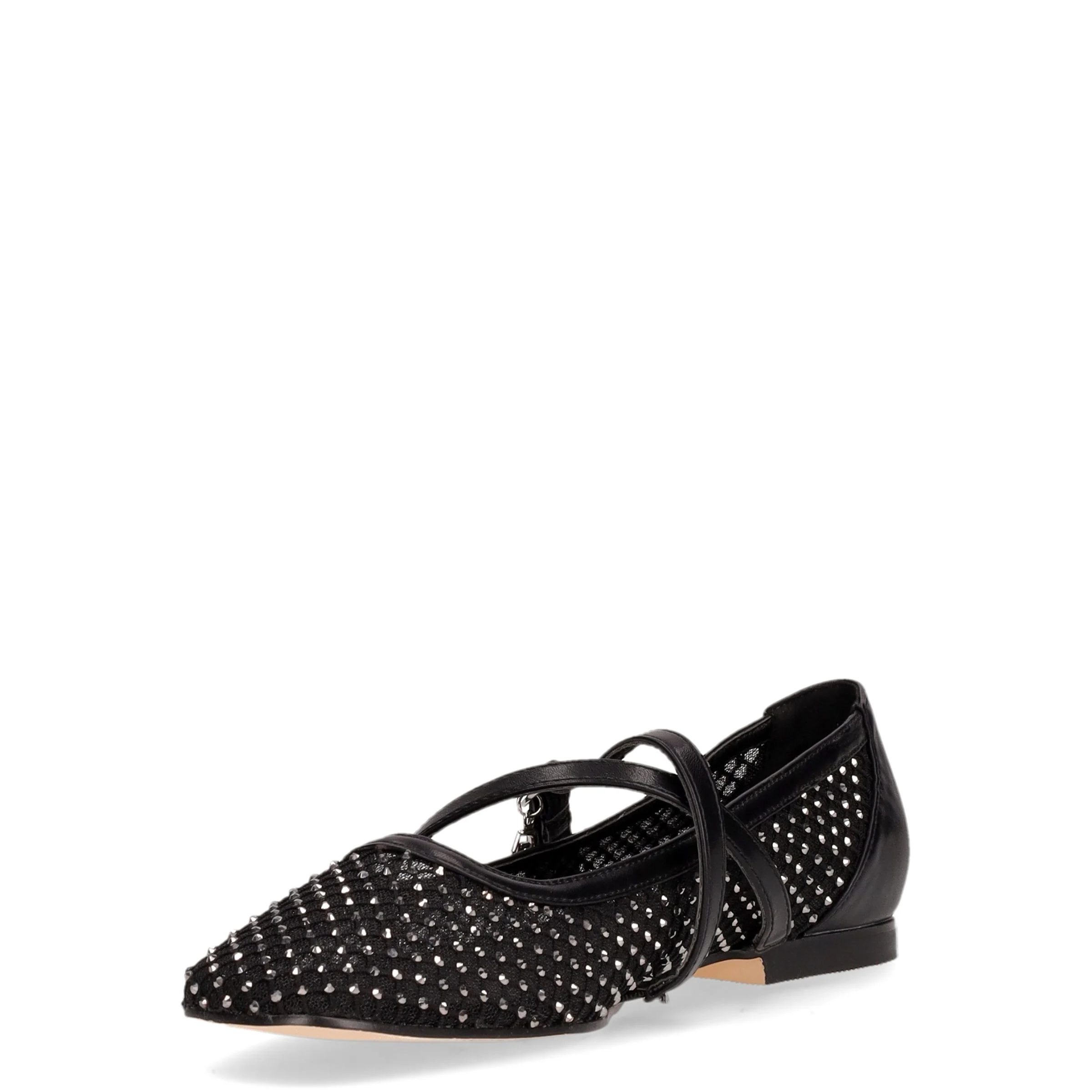 Ballerina con strass e cinturino nero - Image 3