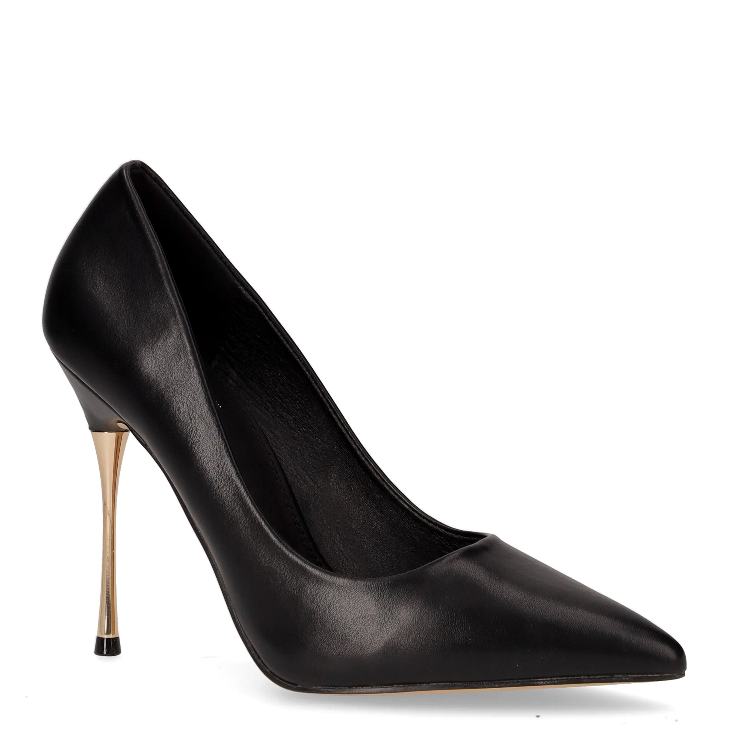 Décolleté a punta in ecopelle nero - Image 2