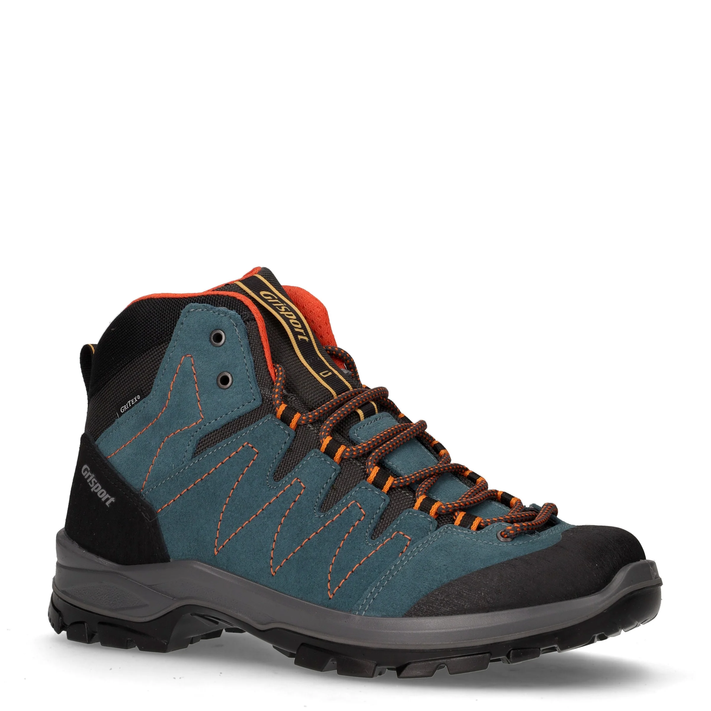 Scarpa da tekking in pelle e tessuto petrolio - Image 2
