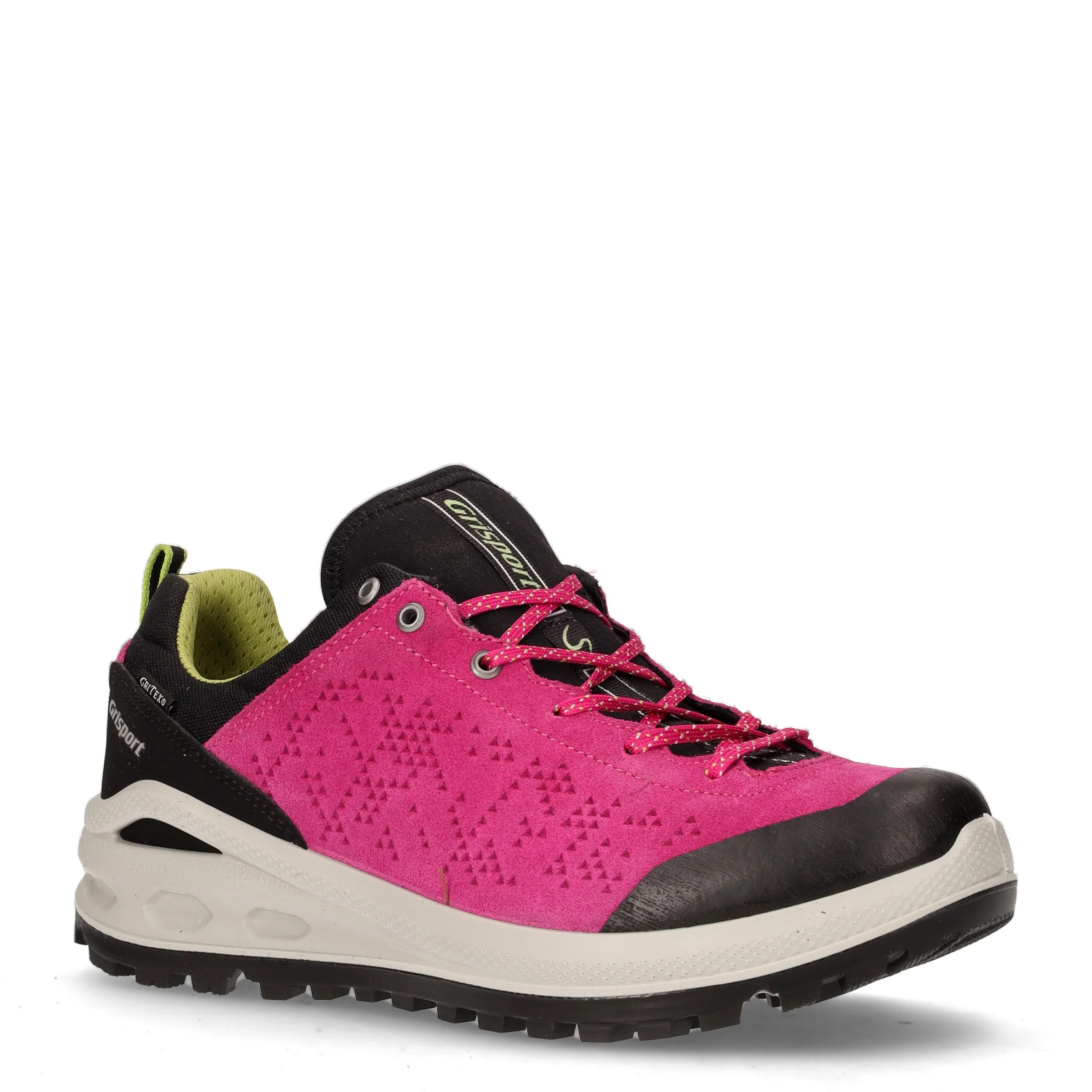 Scarpa da trekking in pelle e tessuto fuxia nero - Image 2