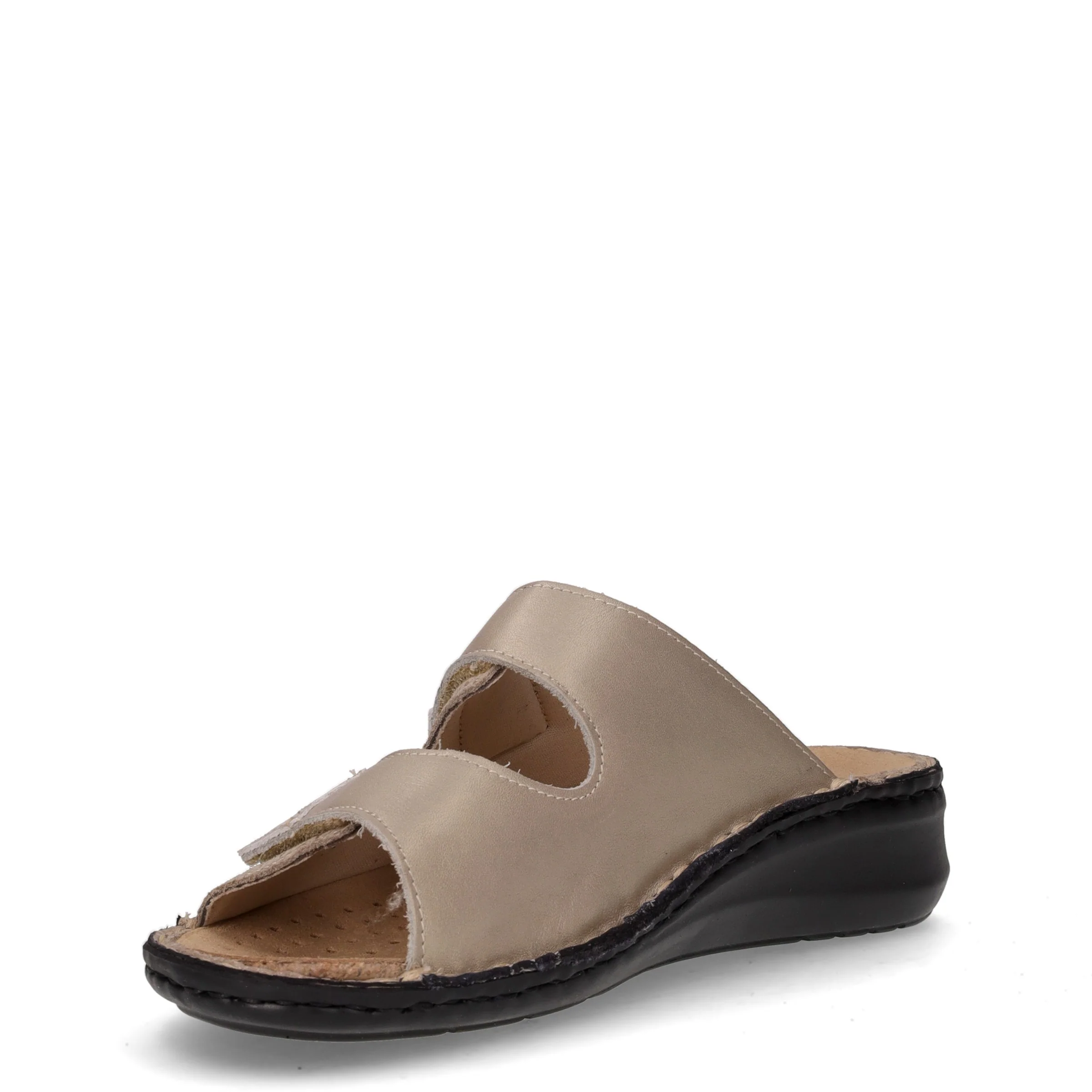 Dami ciabatta in pelle platino - Image 3