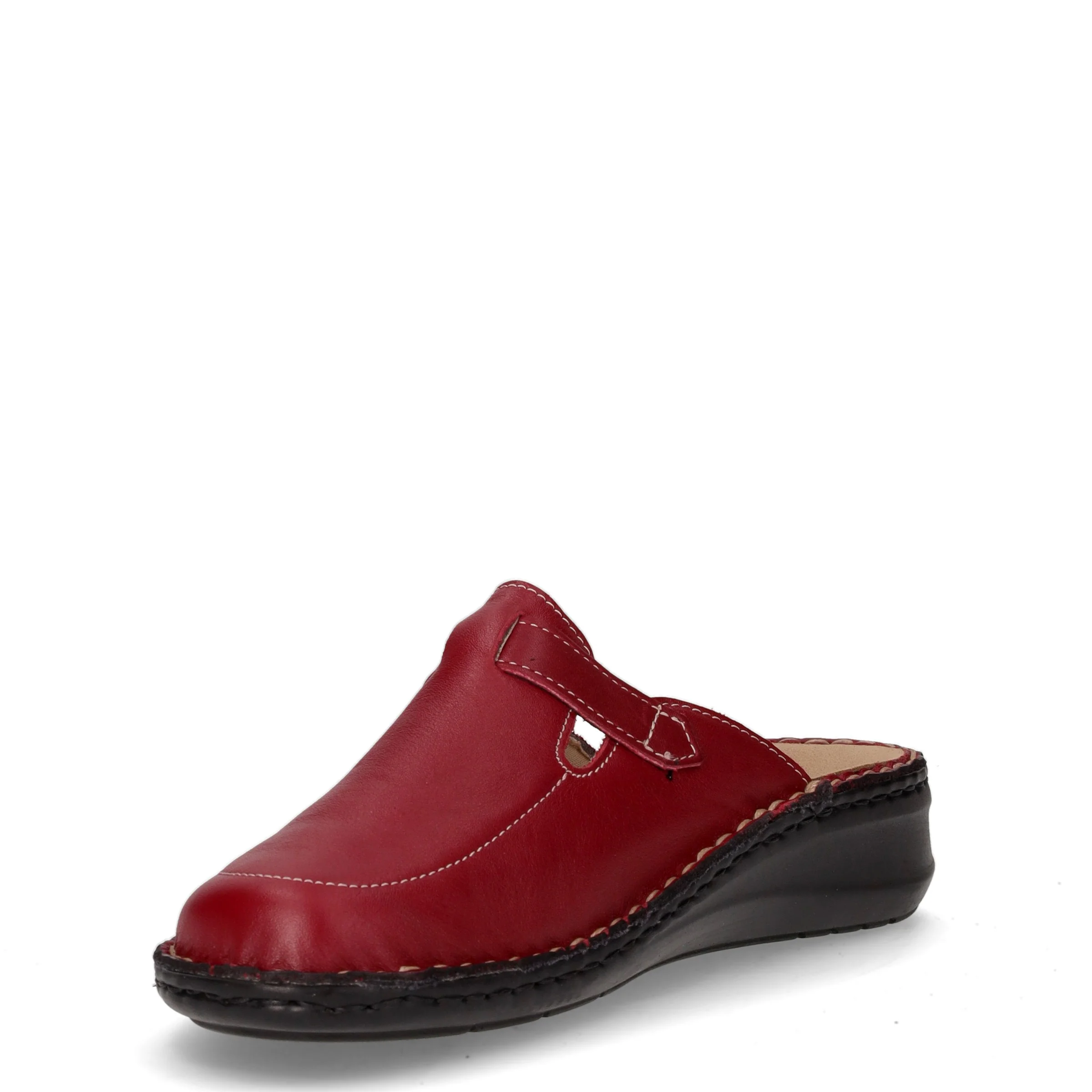 Dami ciabatta in pelle rubino - Image 3
