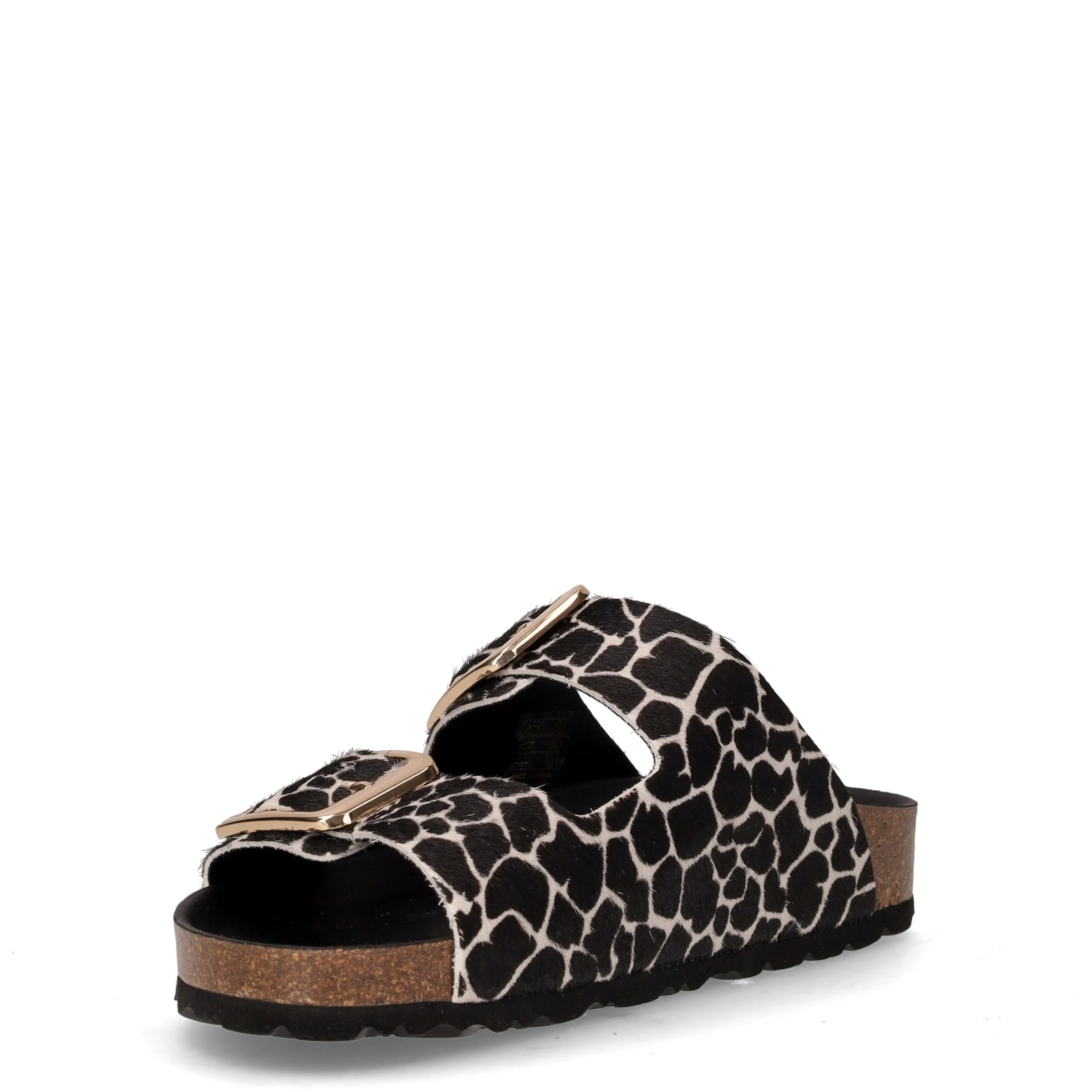 Enny ciabatta in pelle nero bianco - Image 3