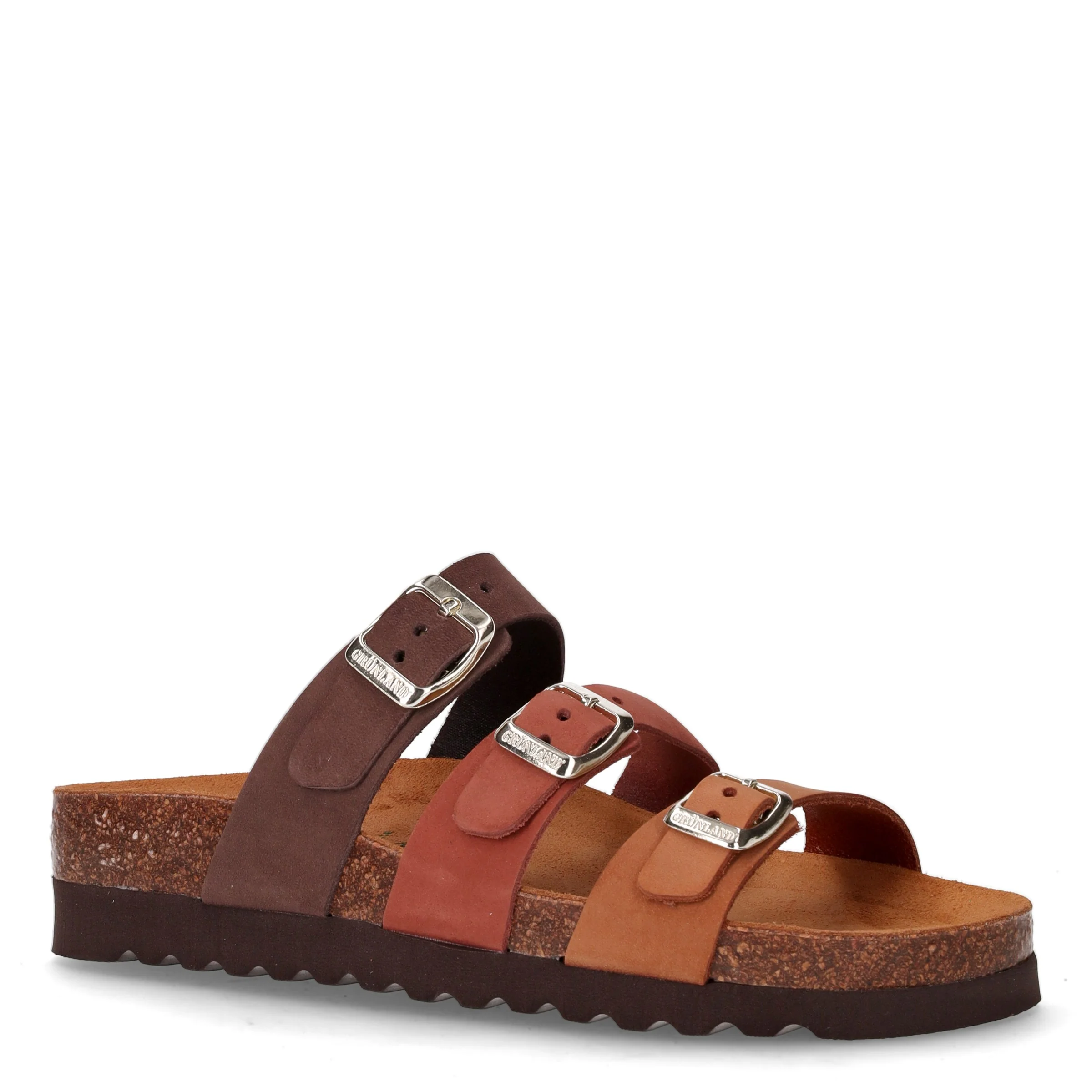Hola ciabatta in pelle marrone - Image 2